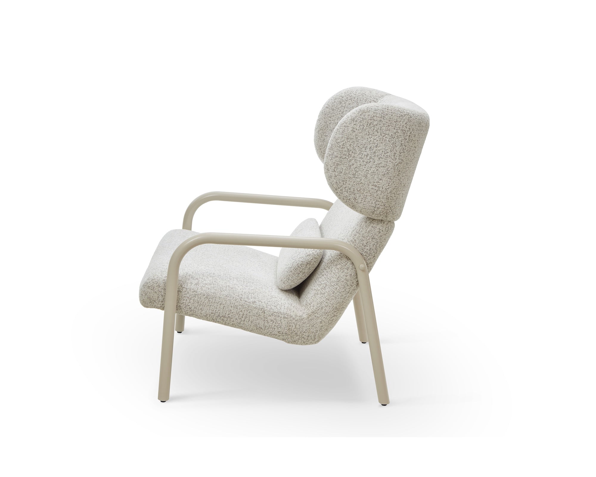 Vienne Occasional Chair - (Crib 5) Ripley Grav & Gloss Ivory
