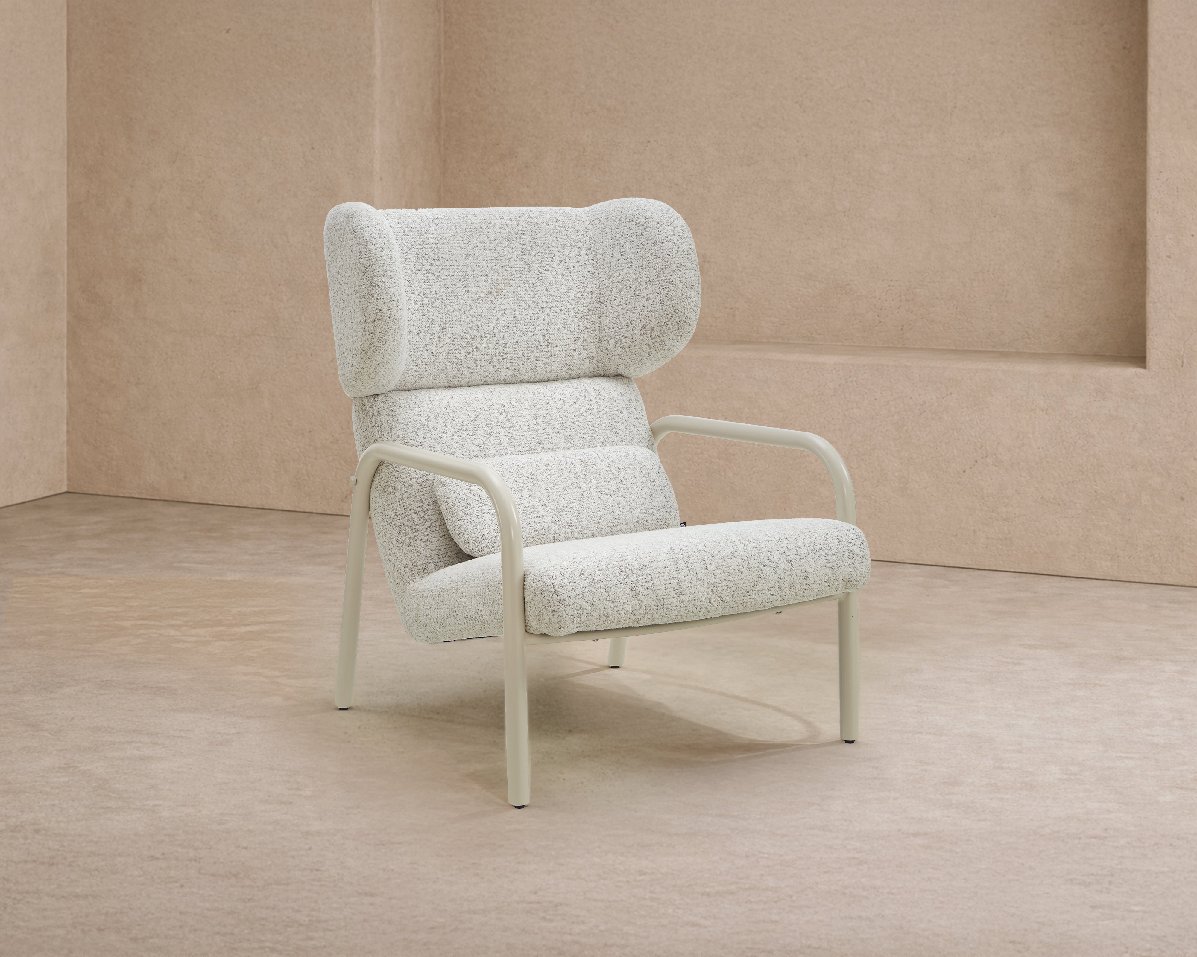 Vienne Occasional Chair - (Crib 5) Ripley Grav & Gloss Ivory