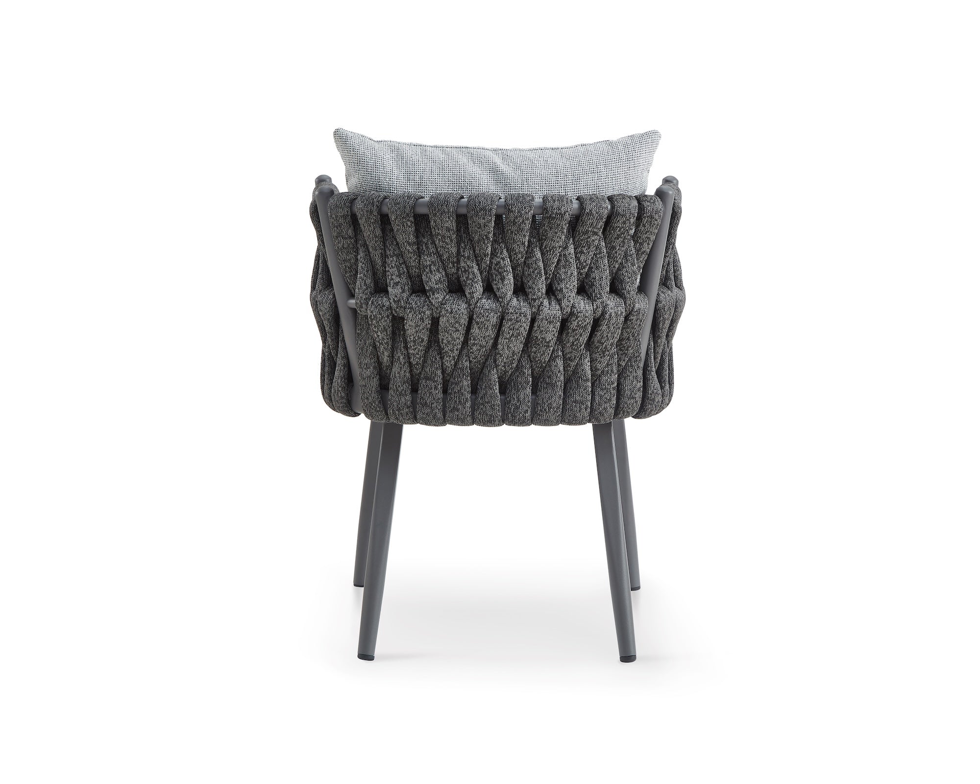 Charly Outdoor Dining Chair - (Crib 5) Hunter Stone and Charcoal Grey
