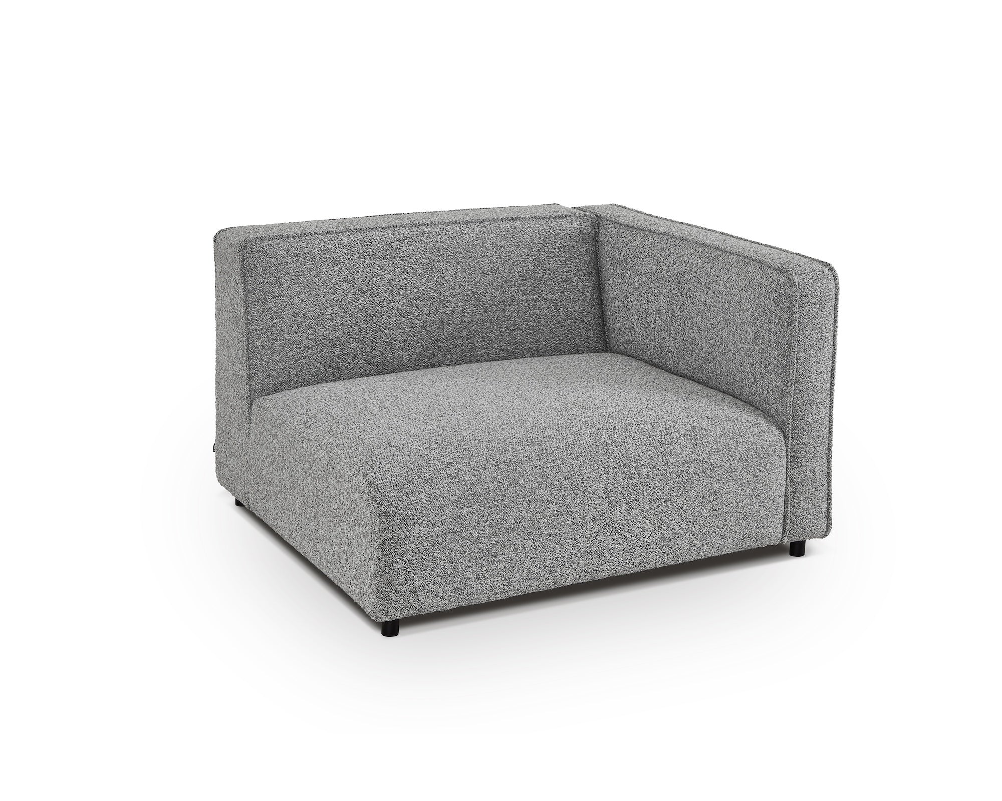 Riviera Outdoor Modular Sofa - (Crib 5) Lima Grey and Deep Charcoal