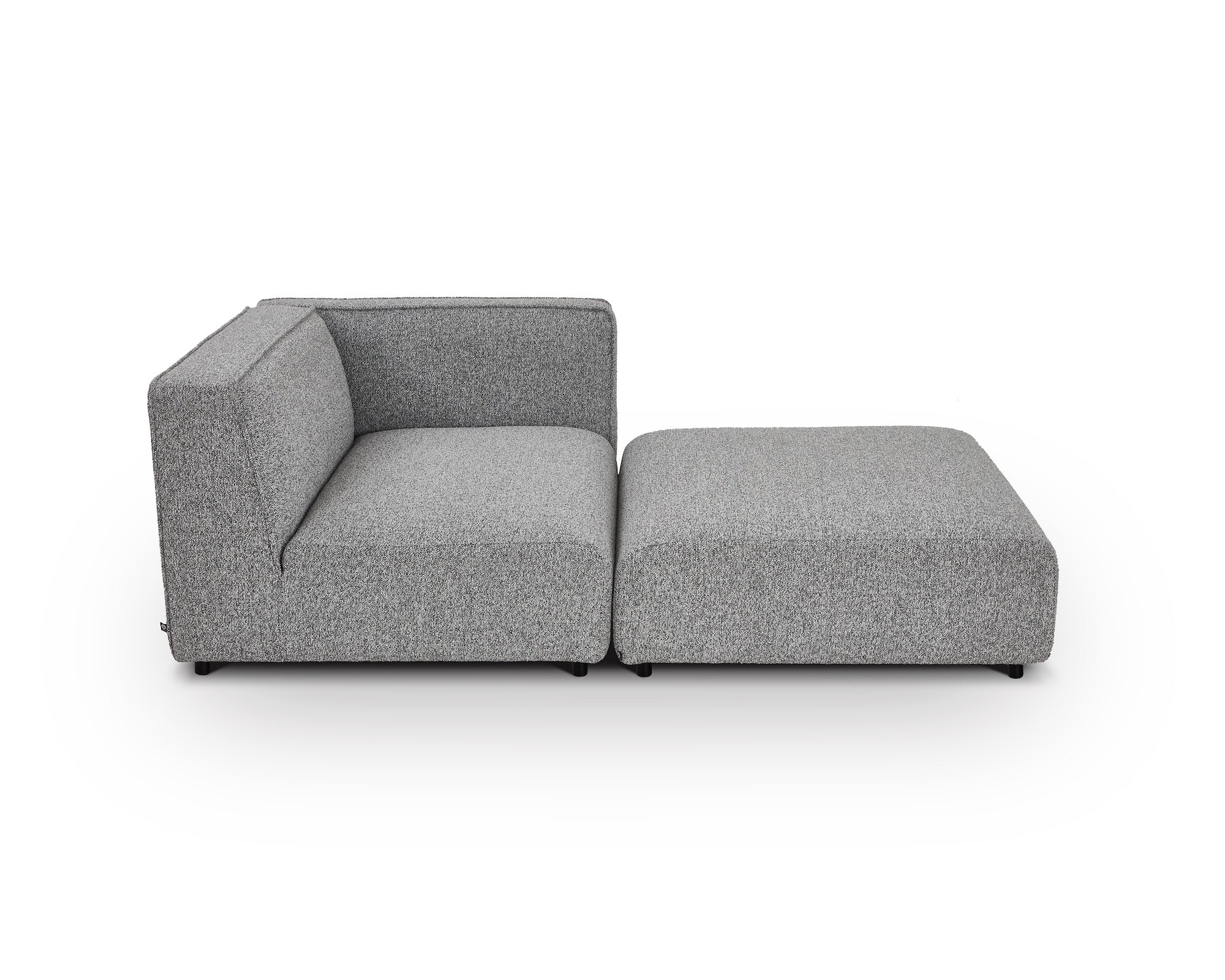Riviera Outdoor Modular Sofa - (Crib 5) Lima Grey and Deep Charcoal