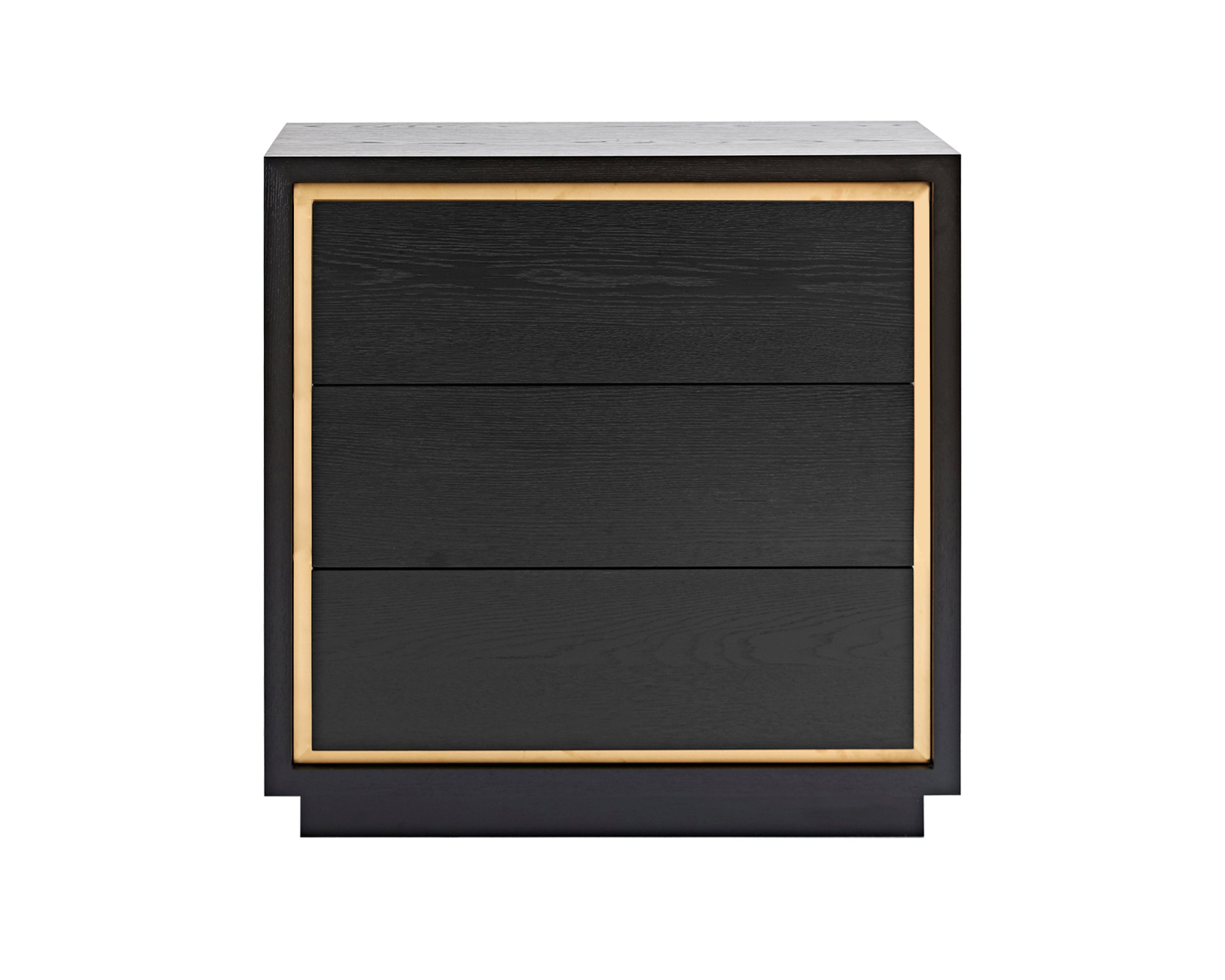 Utopia Chest of Drawer  - Wenge/Brushed Brass