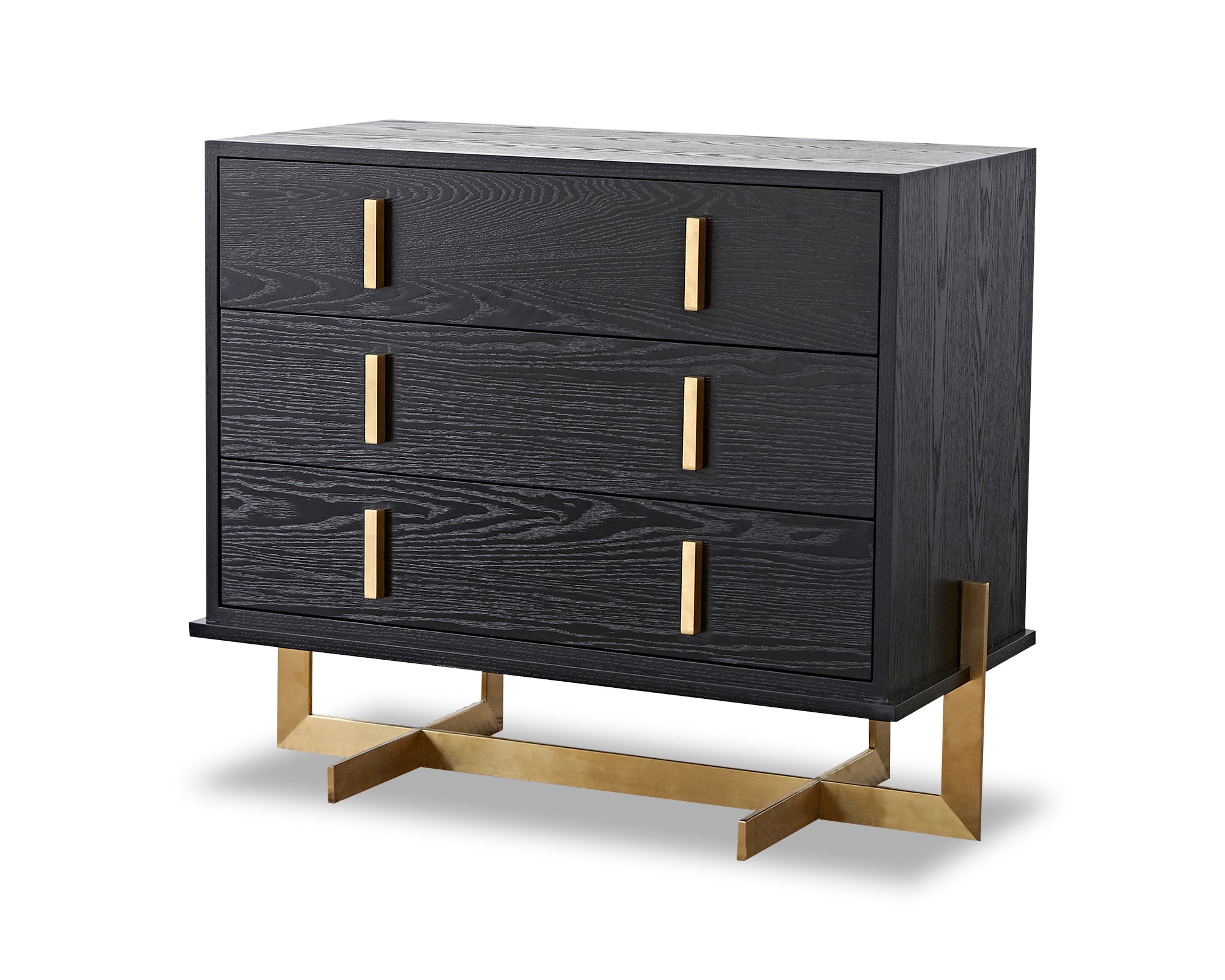 Archivolto Chest Of Drawers - Wenge/Brushed Brass