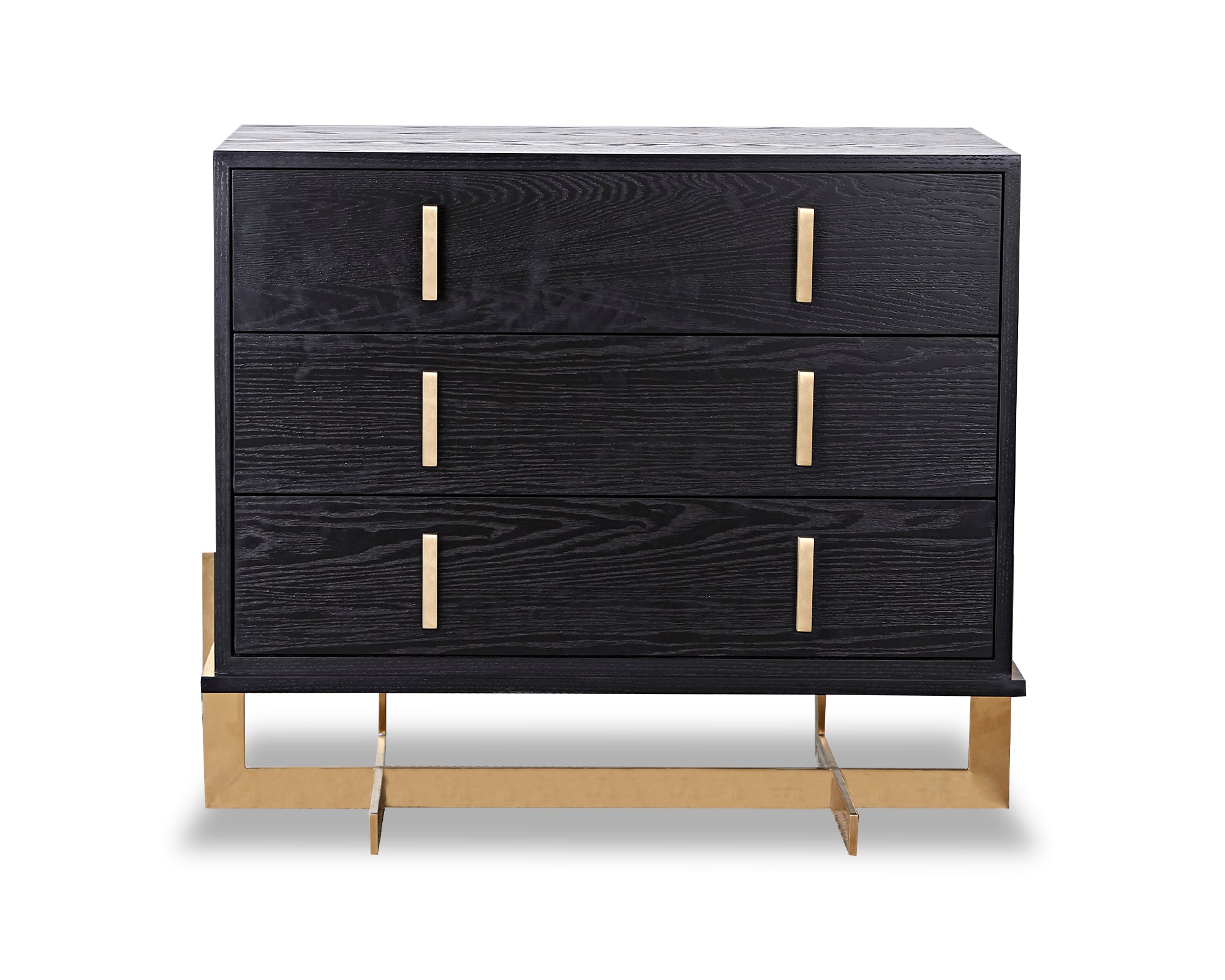 Archivolto Chest Of Drawers - Wenge/Brushed Brass