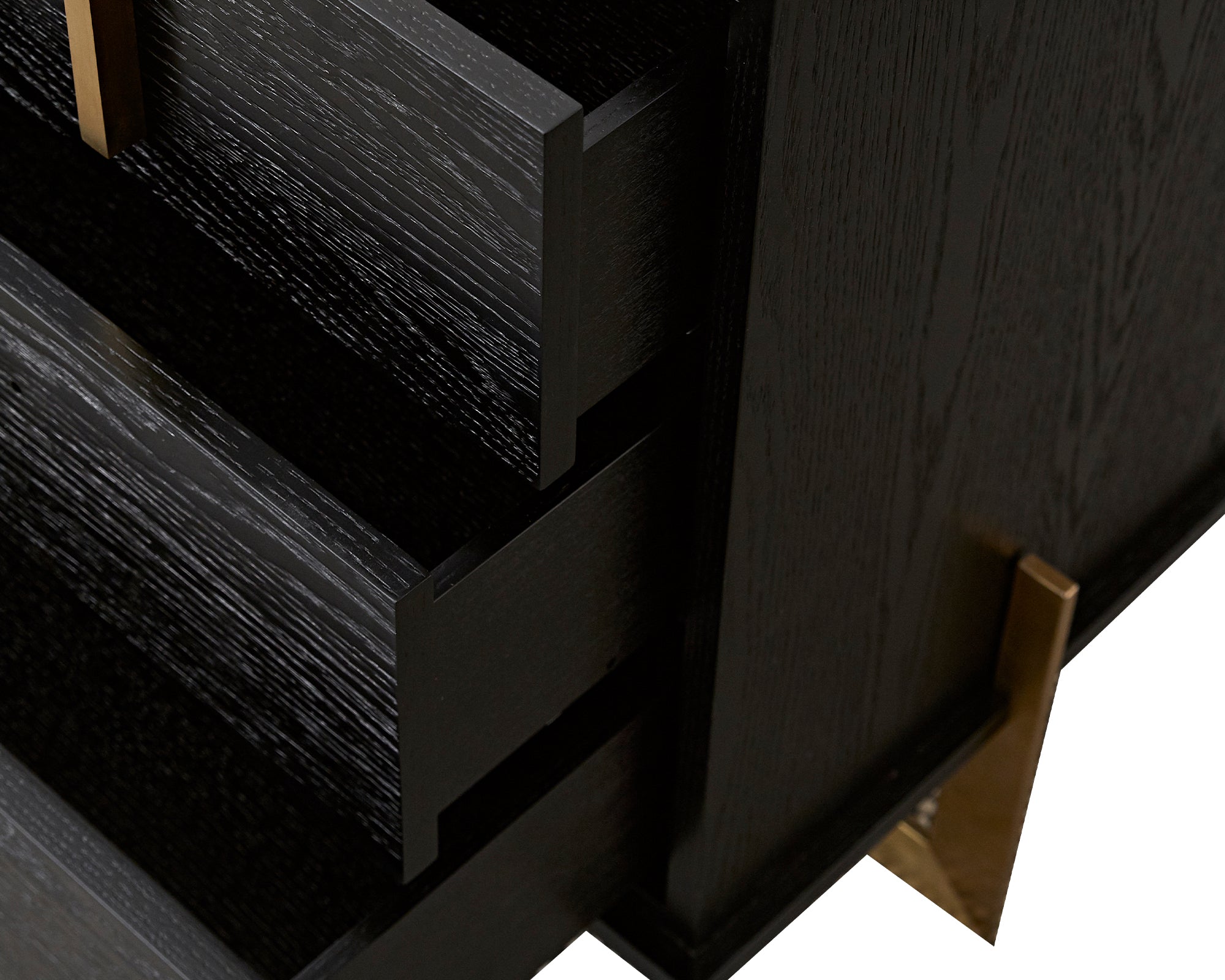 Archivolto Chest Of Drawers - Wenge/Brushed Brass