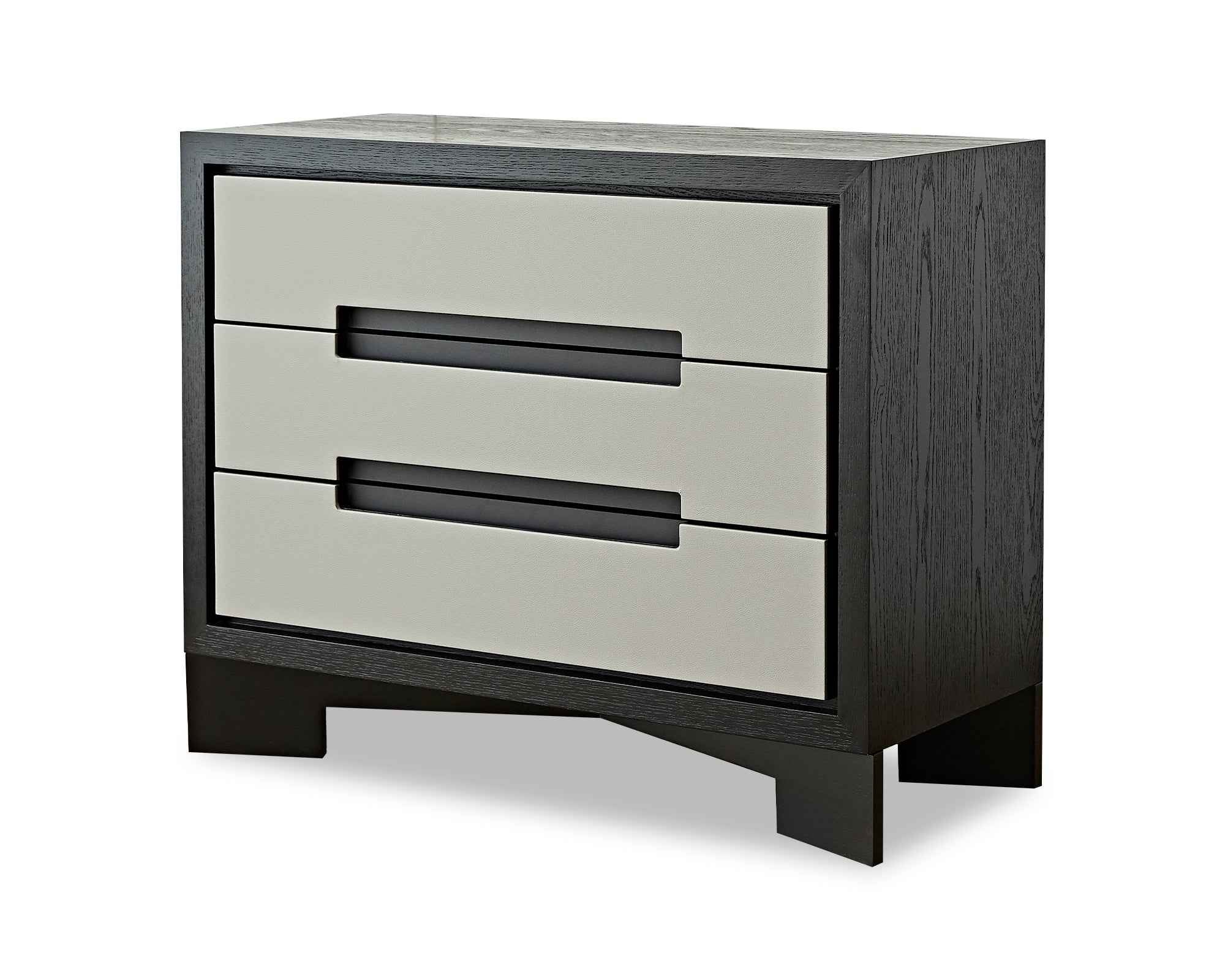 Ardel Chest Of Drawers - Grey Leather Look