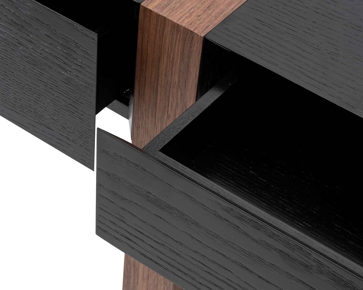 Borgo Desk - Walnut/Wenge