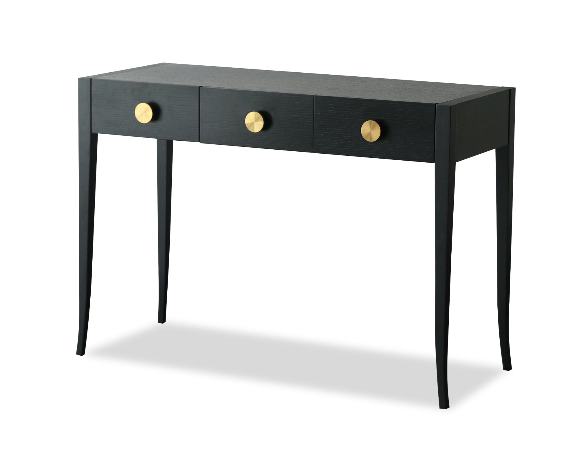 Orly Dressing Table - Wenge Oak/Gold