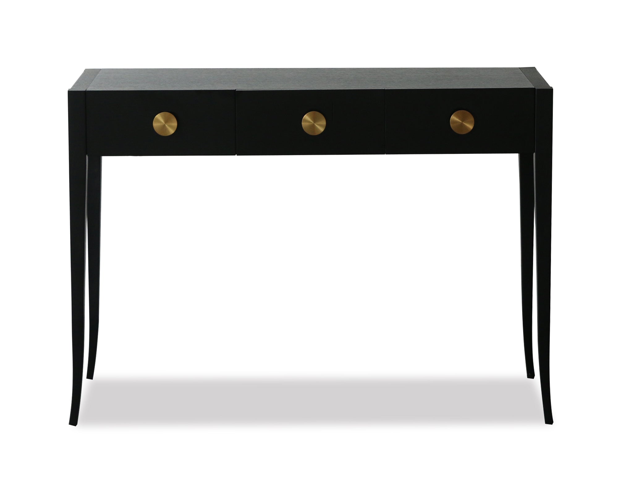 Orly Dressing Table - Wenge Oak/Gold