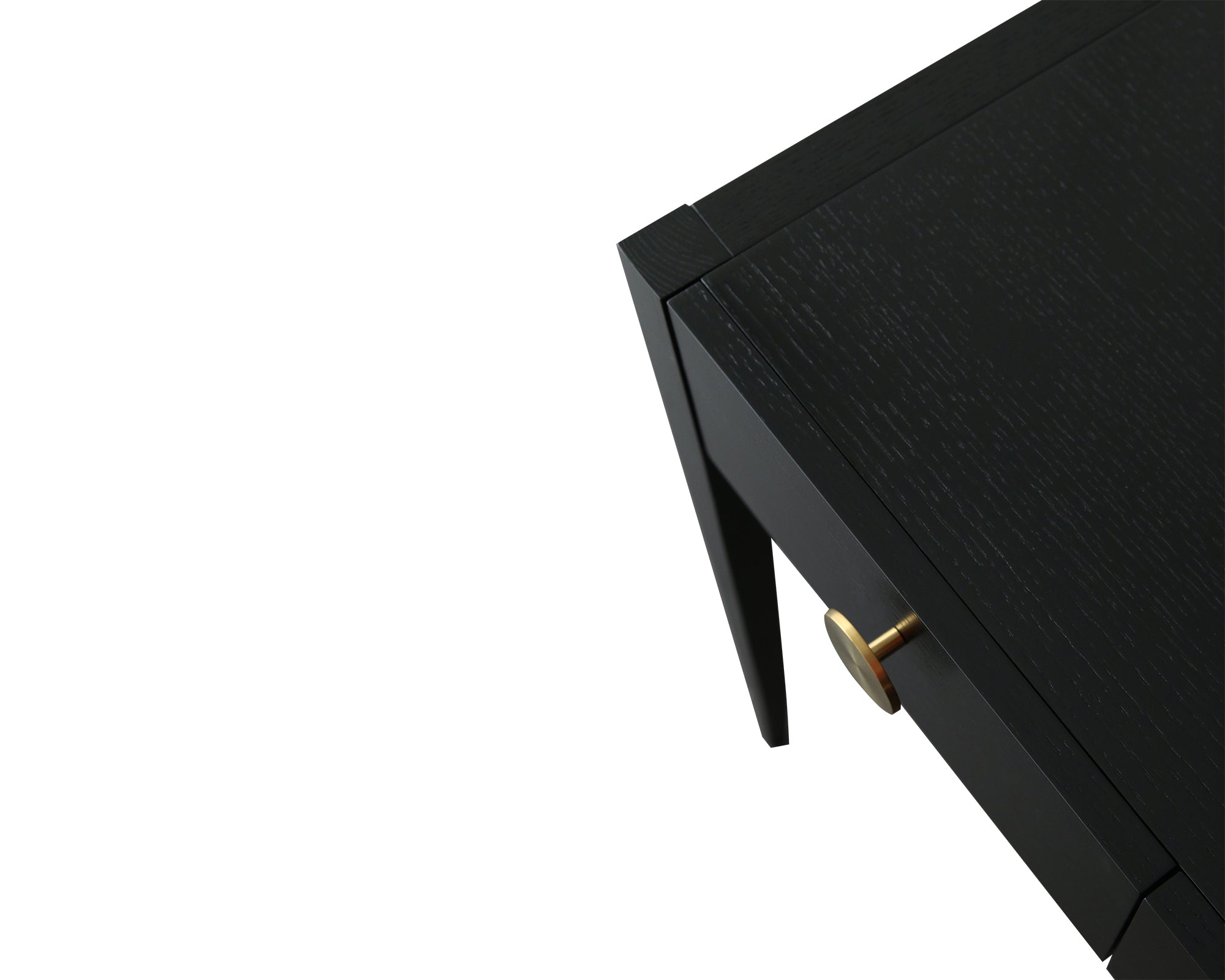 Orly Dressing Table - Wenge Oak/Gold