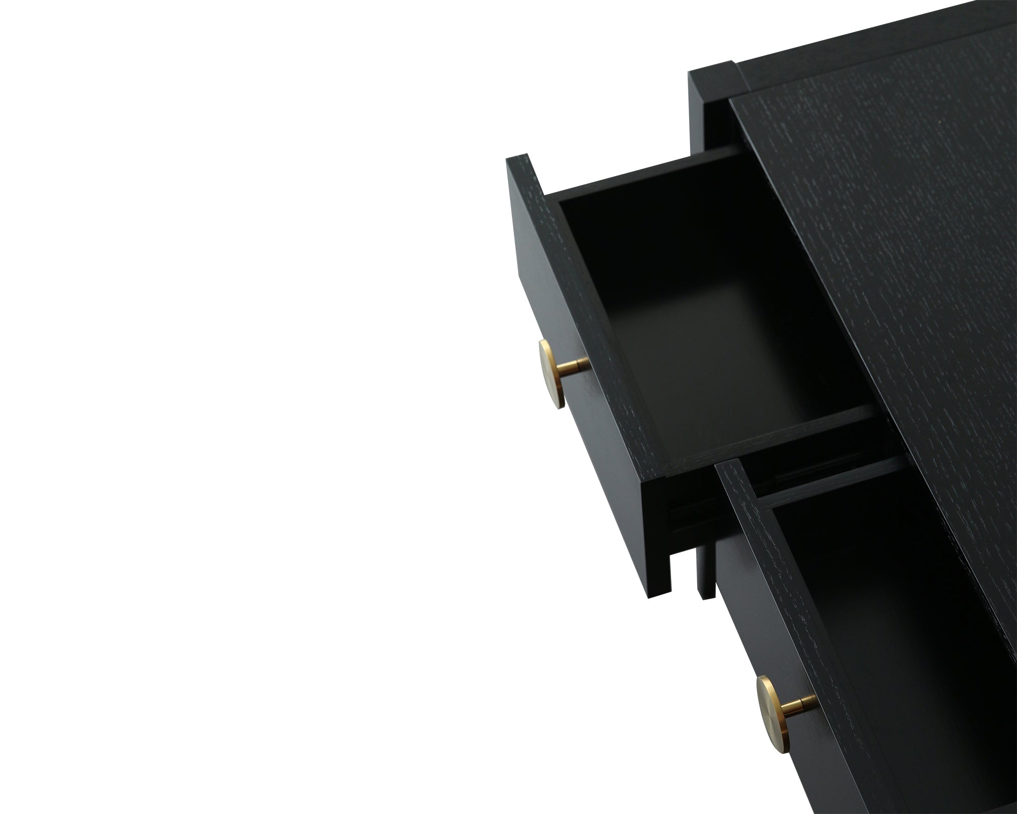 Orly Dressing Table - Wenge Oak/Gold