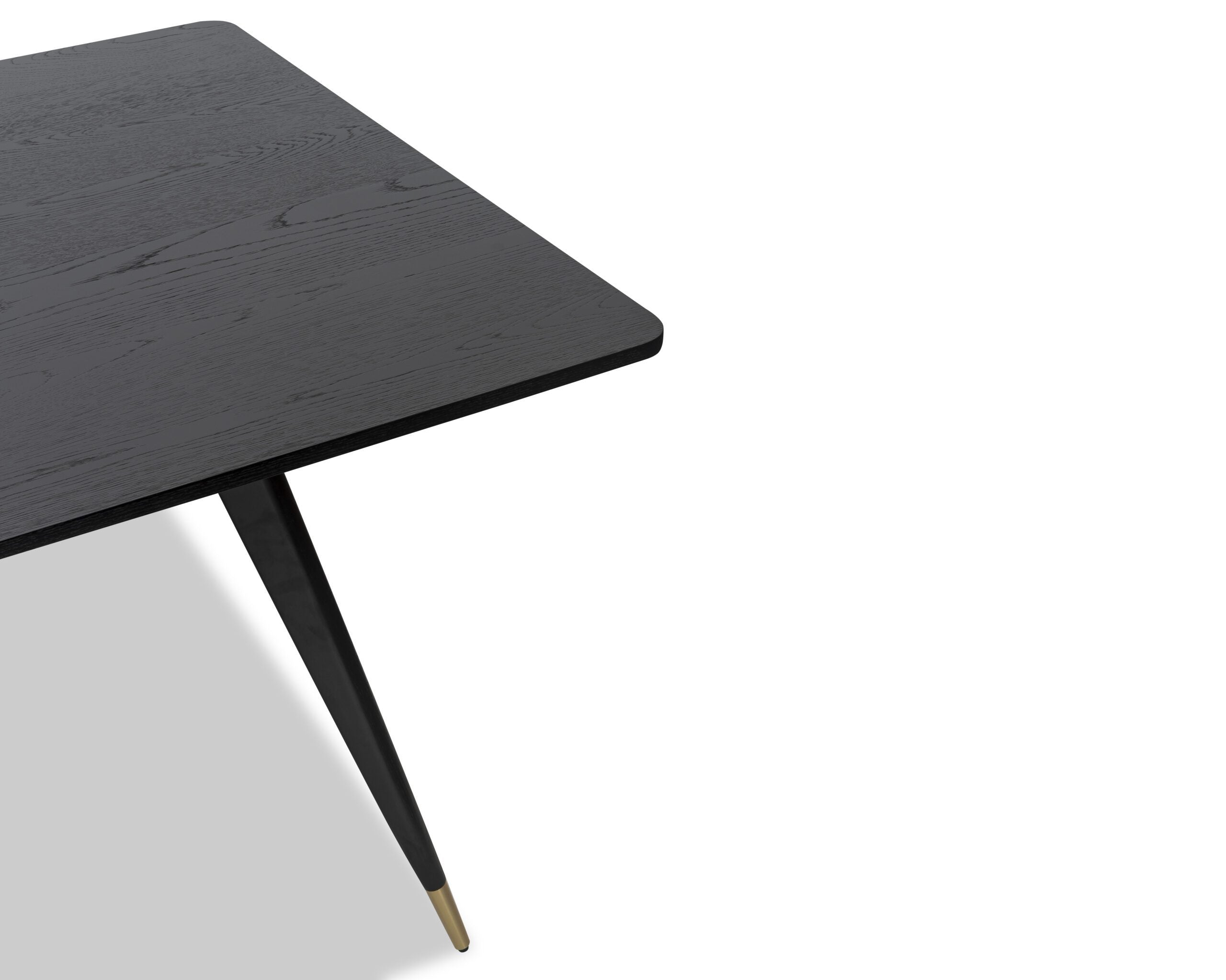 Harley Dining Table - Wenge Oak/Brass