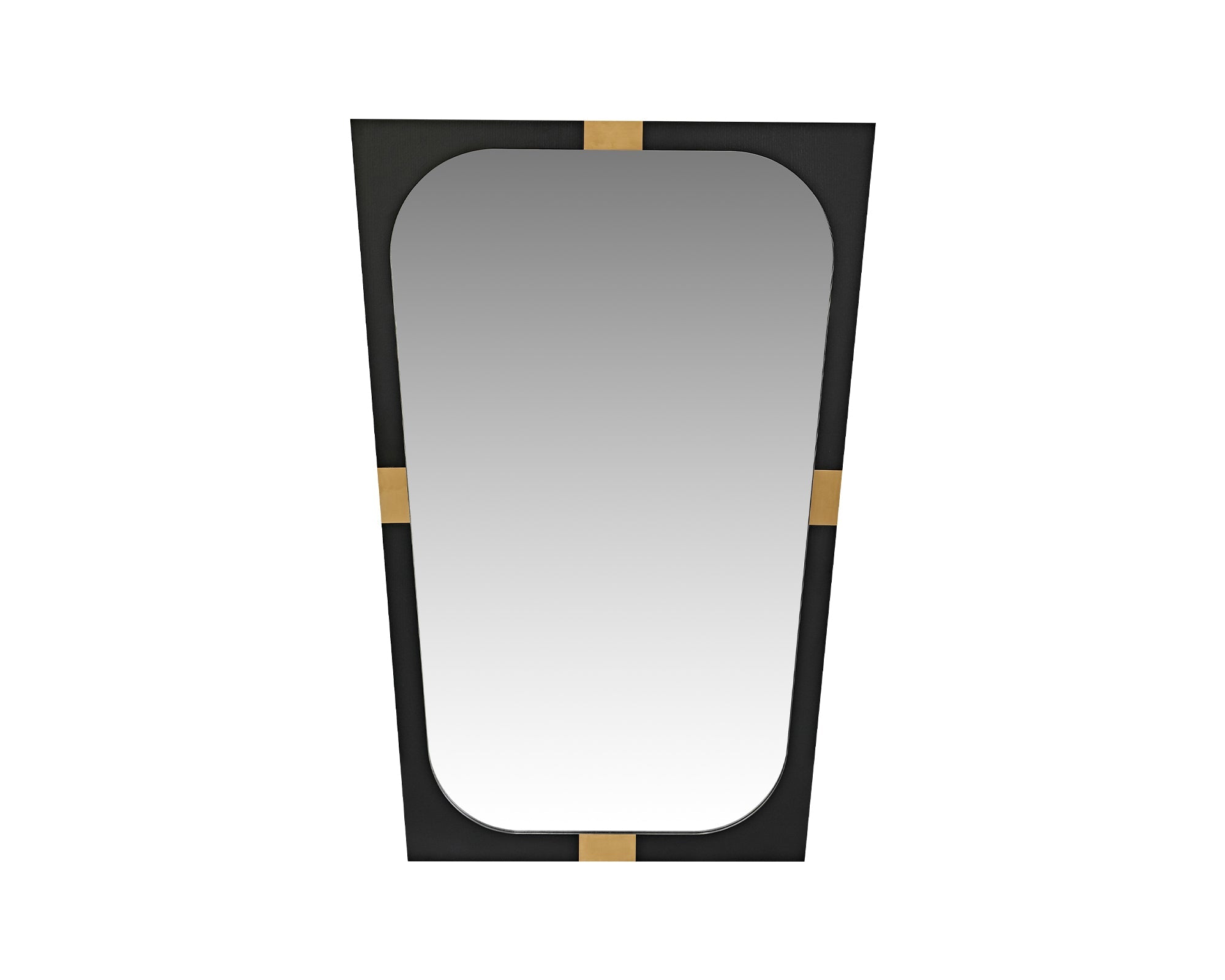 Arne Mirror  - Wenge Oak Venner With Gold Decoration