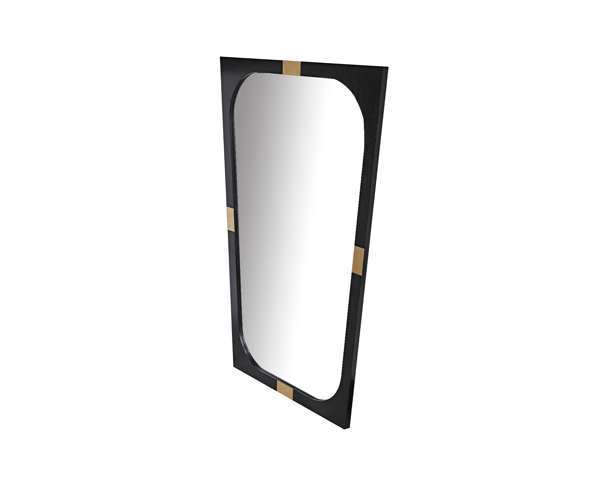 Arne Mirror  - Wenge Oak Venner With Gold Decoration