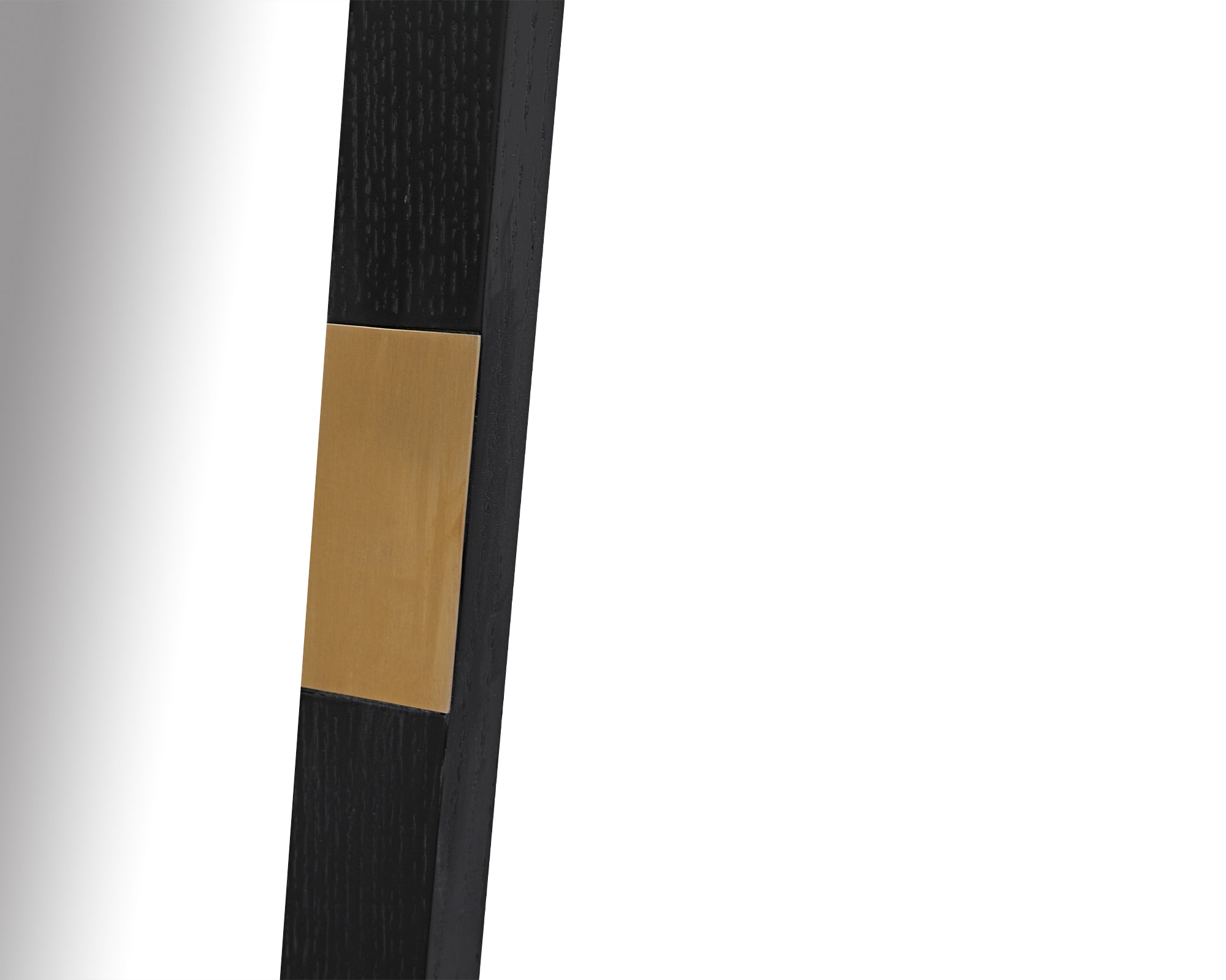 Arne Mirror  - Wenge Oak Venner With Gold Decoration