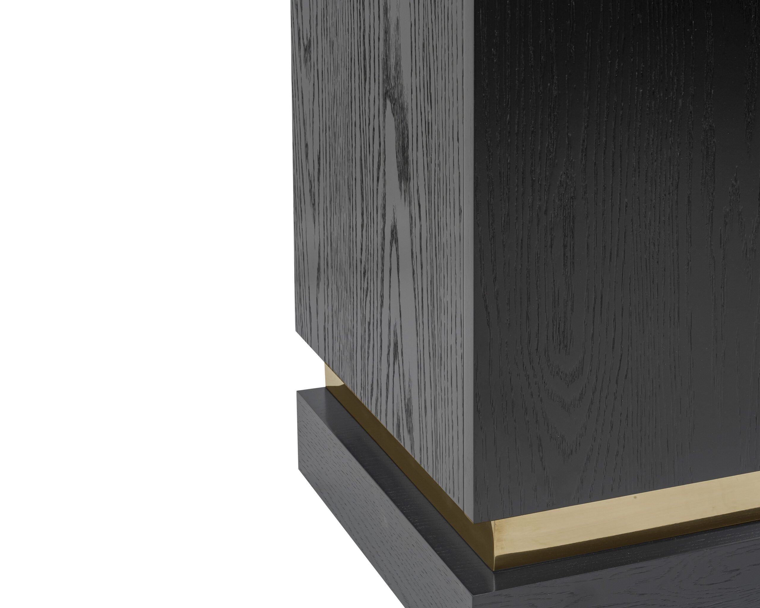 Belmond Sideboard - Wenge Oak/Polished Brass