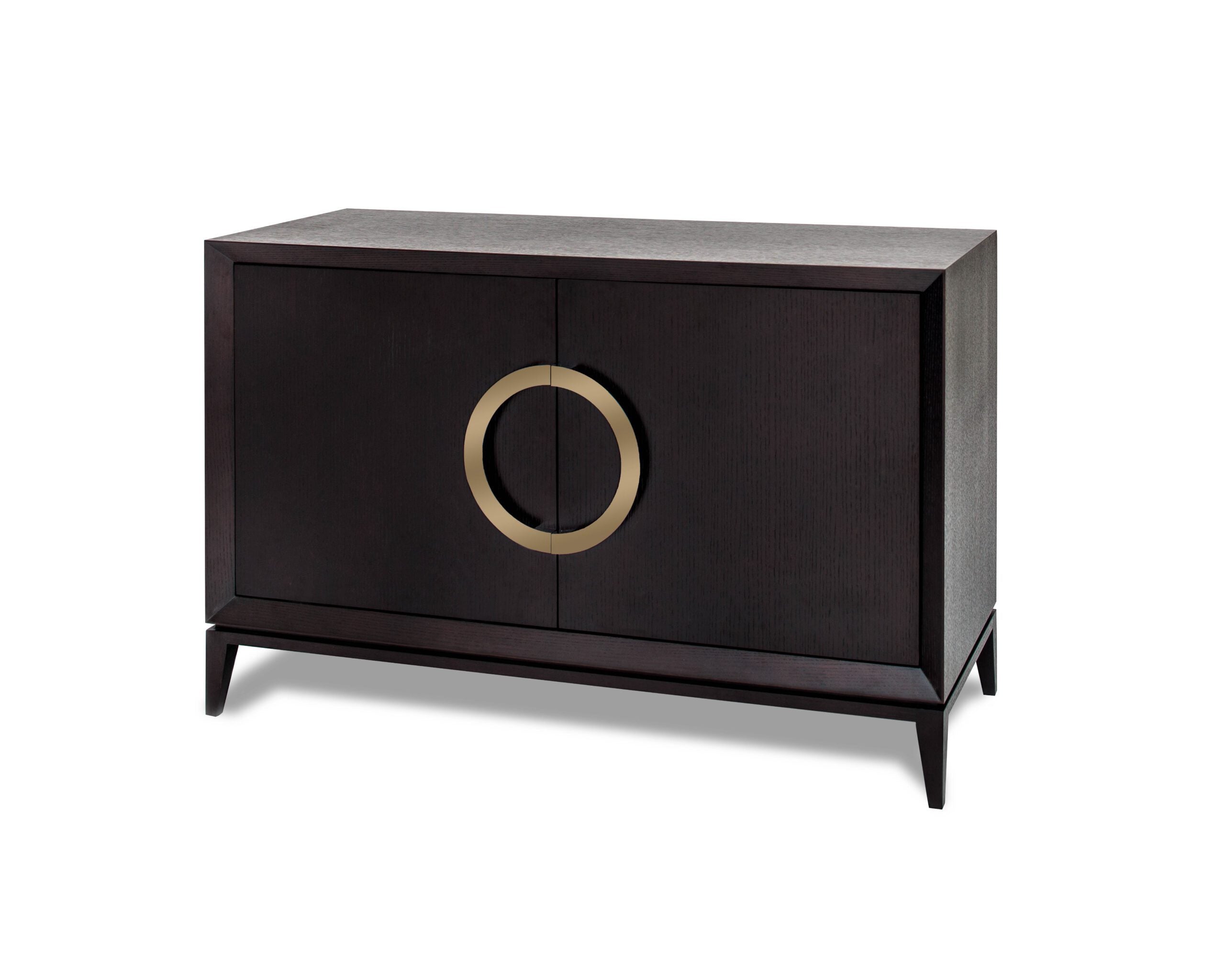 Rochel Sideboard - Wenge Oak/Gold Handles