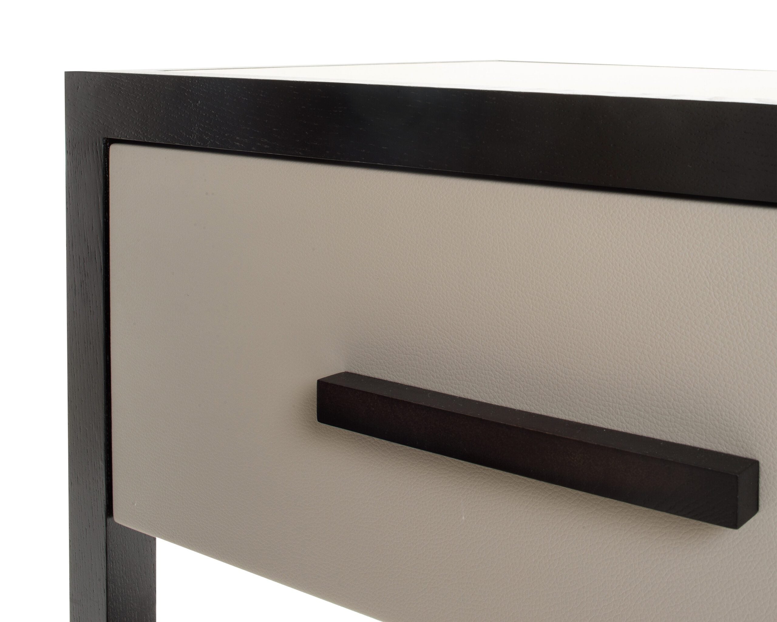 Liza Bedside Table  - Beige/Wenge