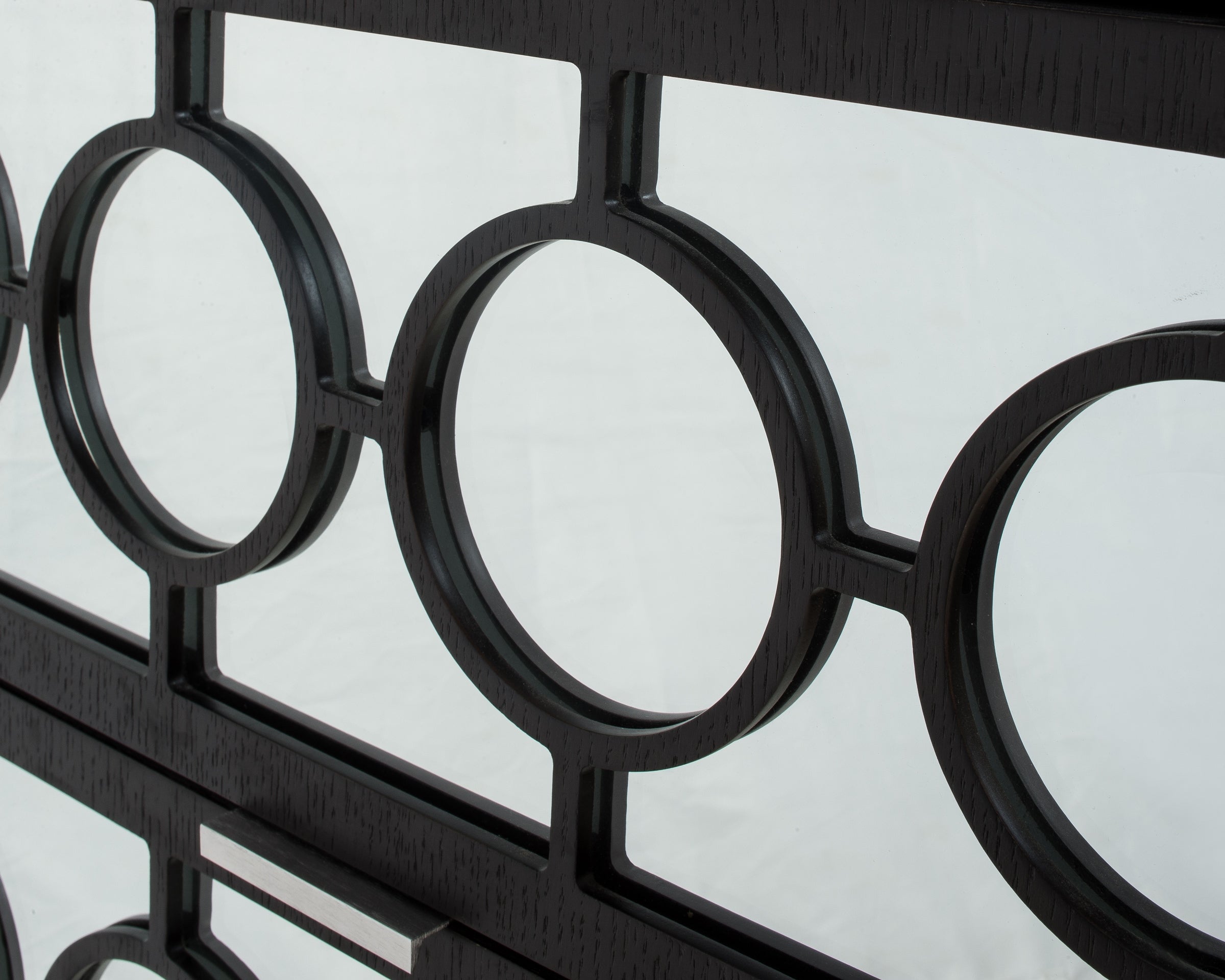 Marriott Bedside Table - Wenge Oak/Mirror