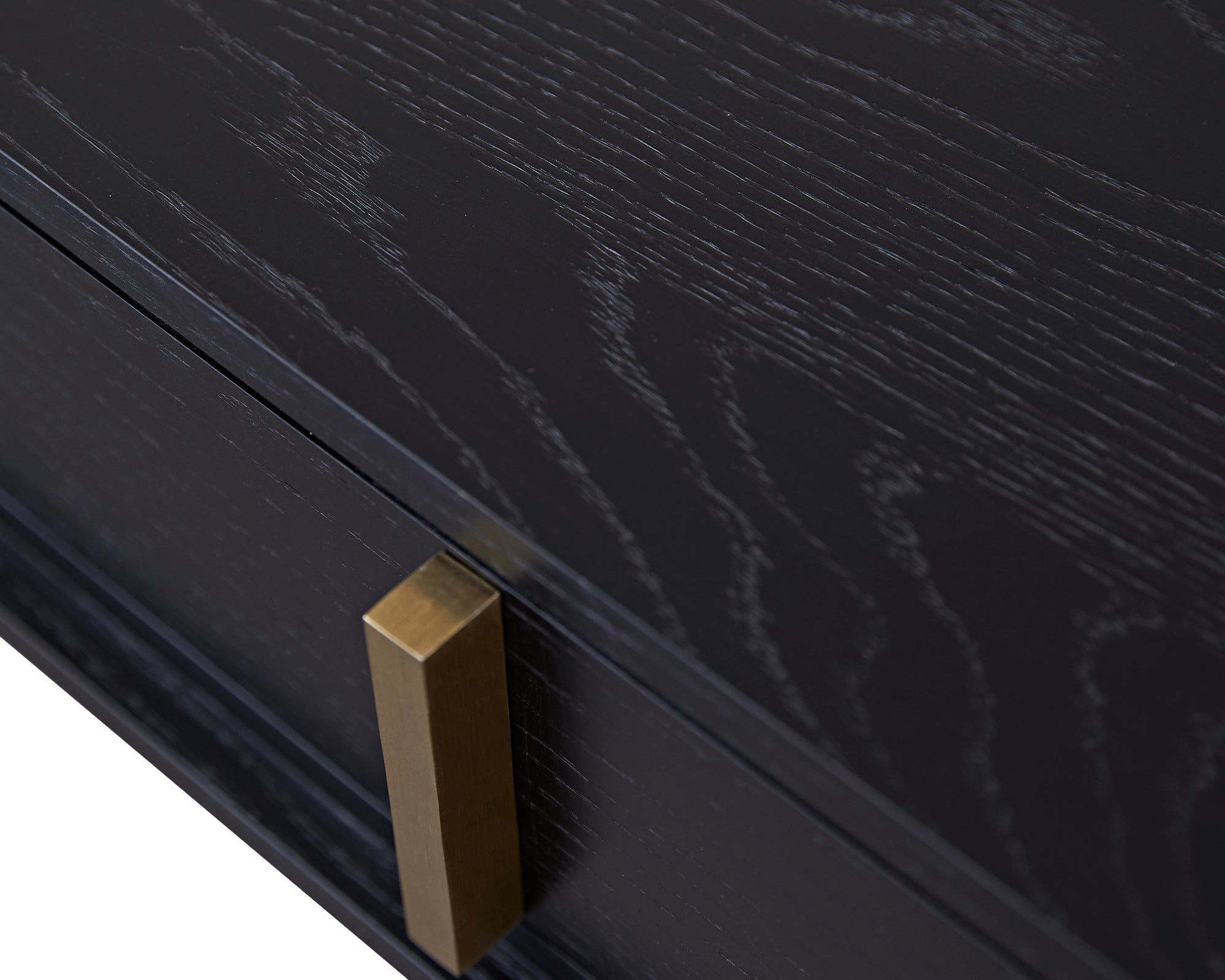 Archivolto Bedside Table - Wenge/Brushed Brass