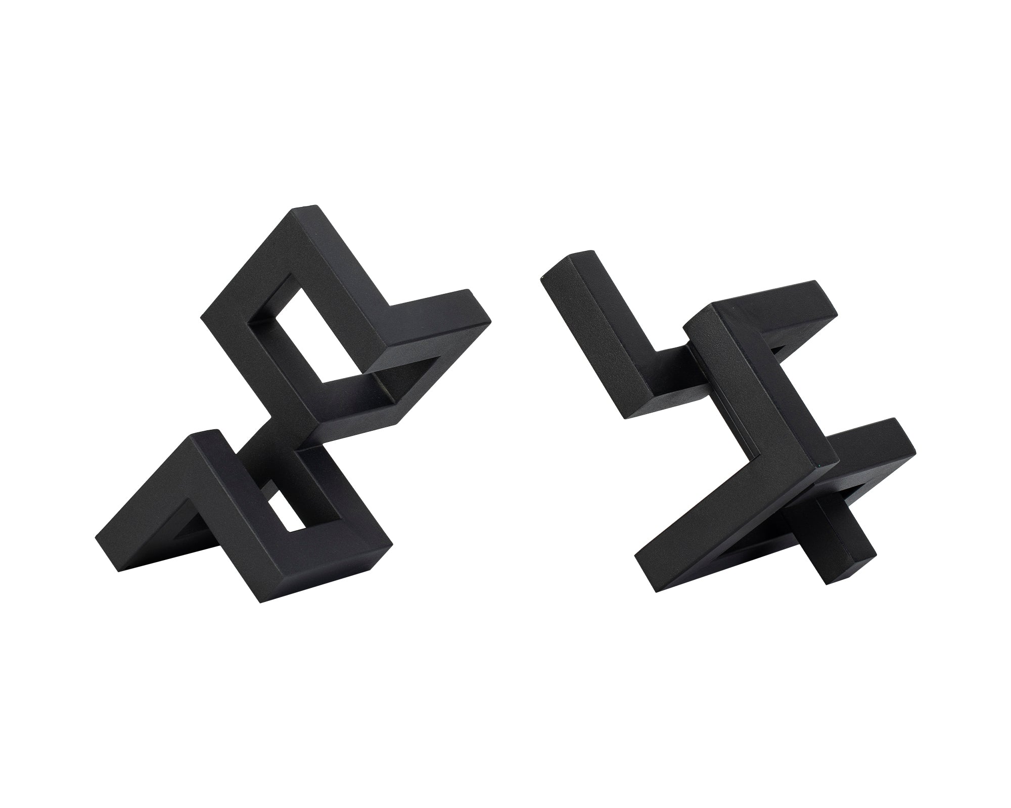 Helston II Table Decoration - Blackened Steel