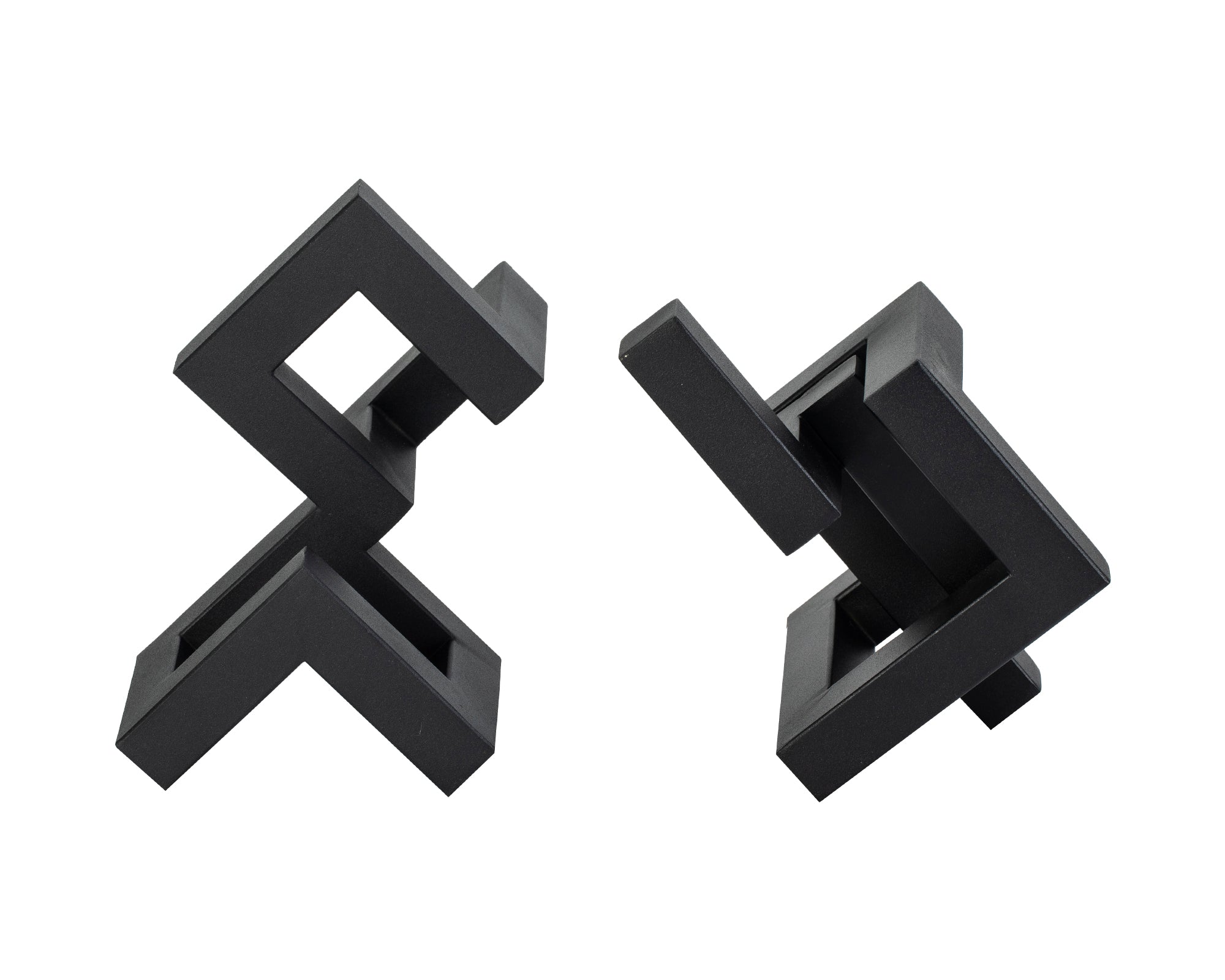 Helston II Table Decoration - Blackened Steel