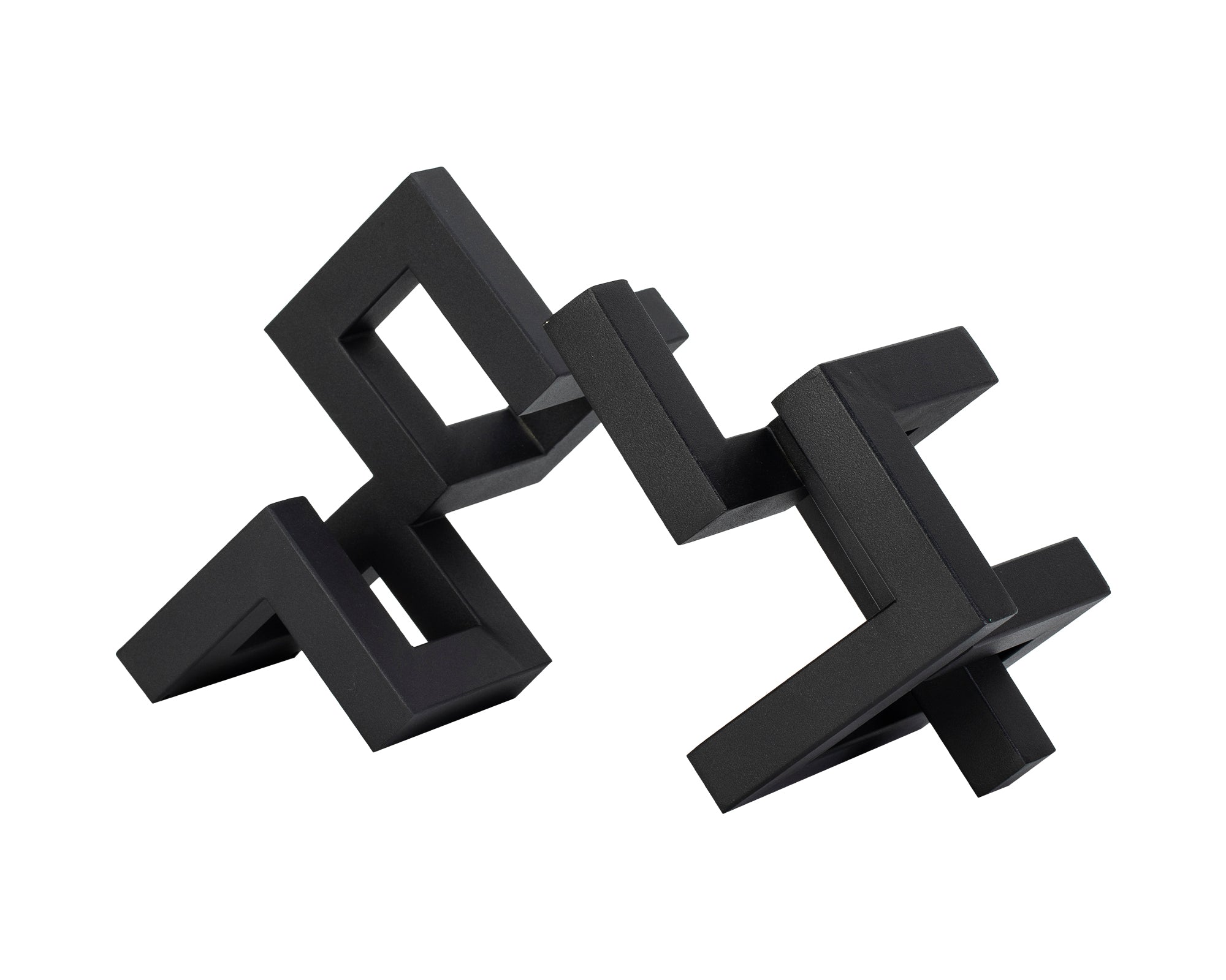 Helston II Table Decoration - Blackened Steel