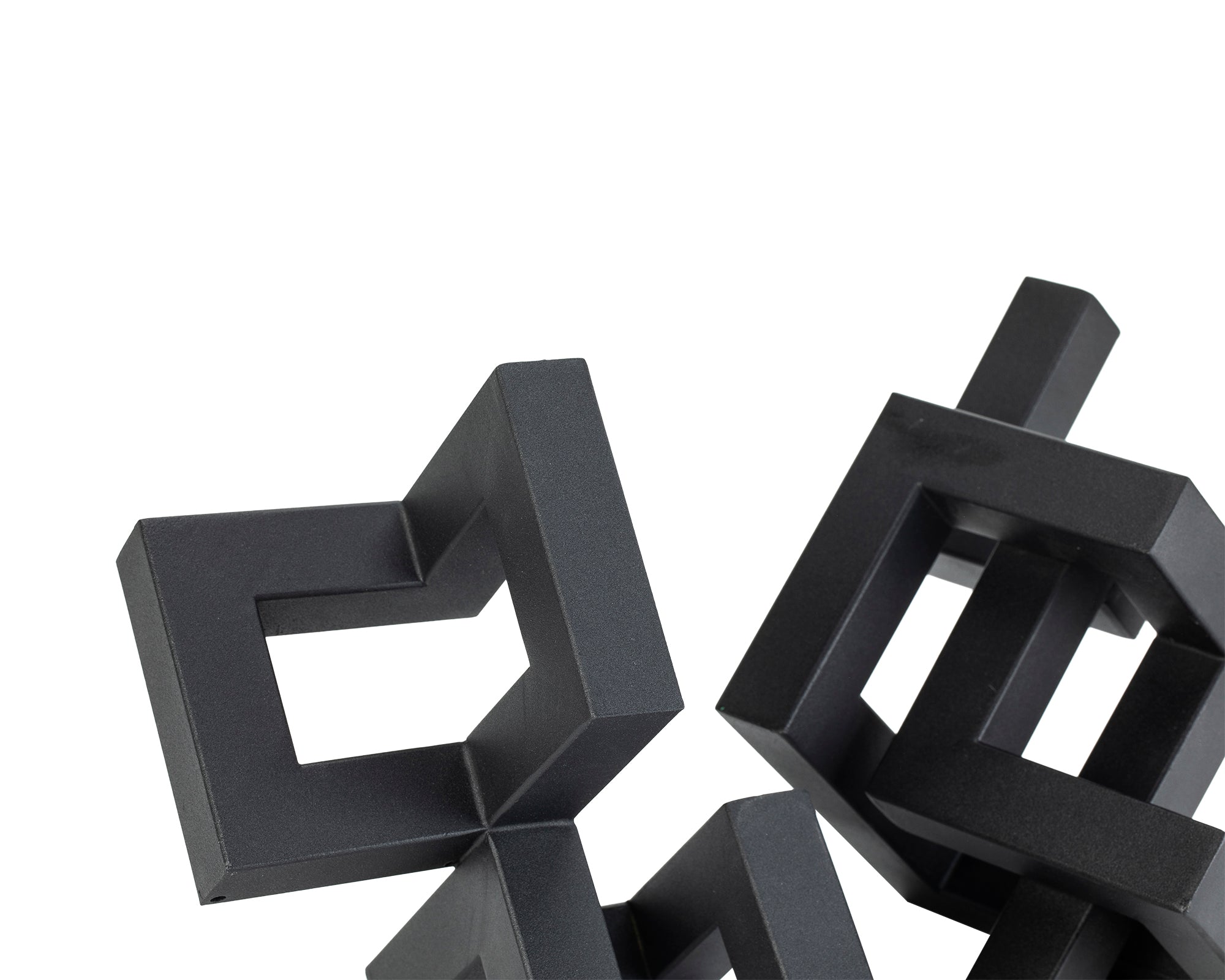 Helston II Table Decoration - Blackened Steel