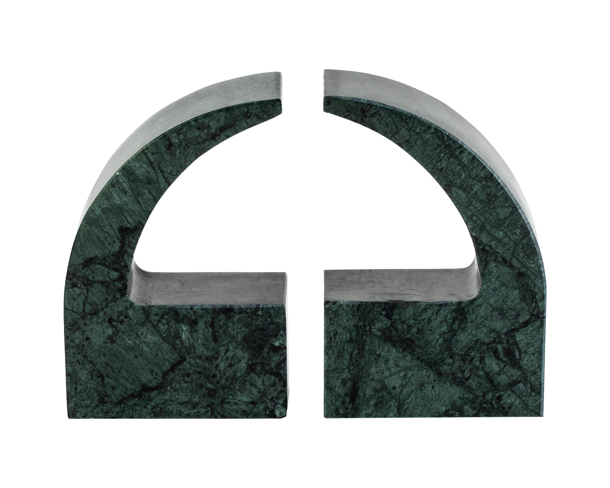 Calon II Bookend - Green Marble