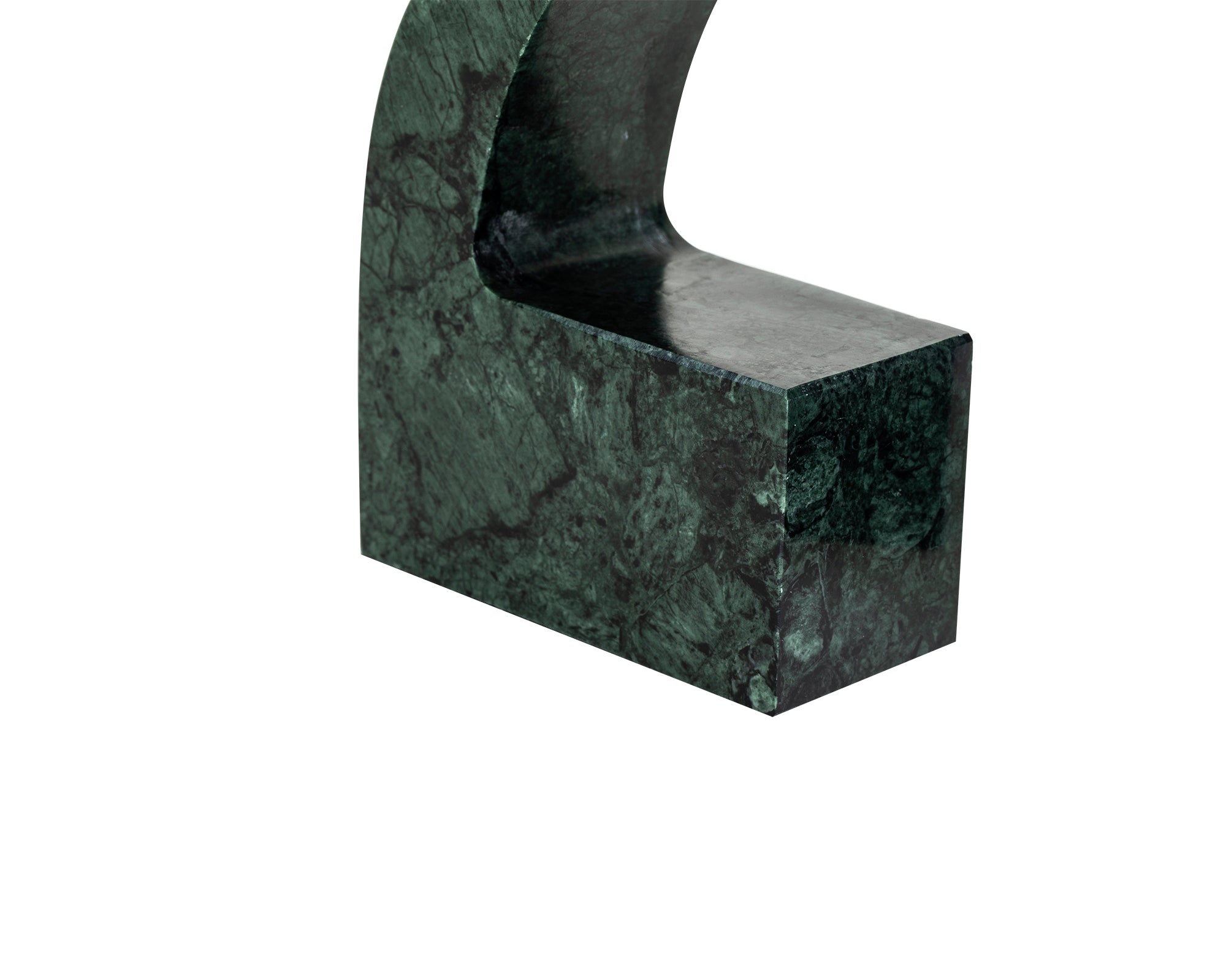 Calon II Bookend - Green Marble