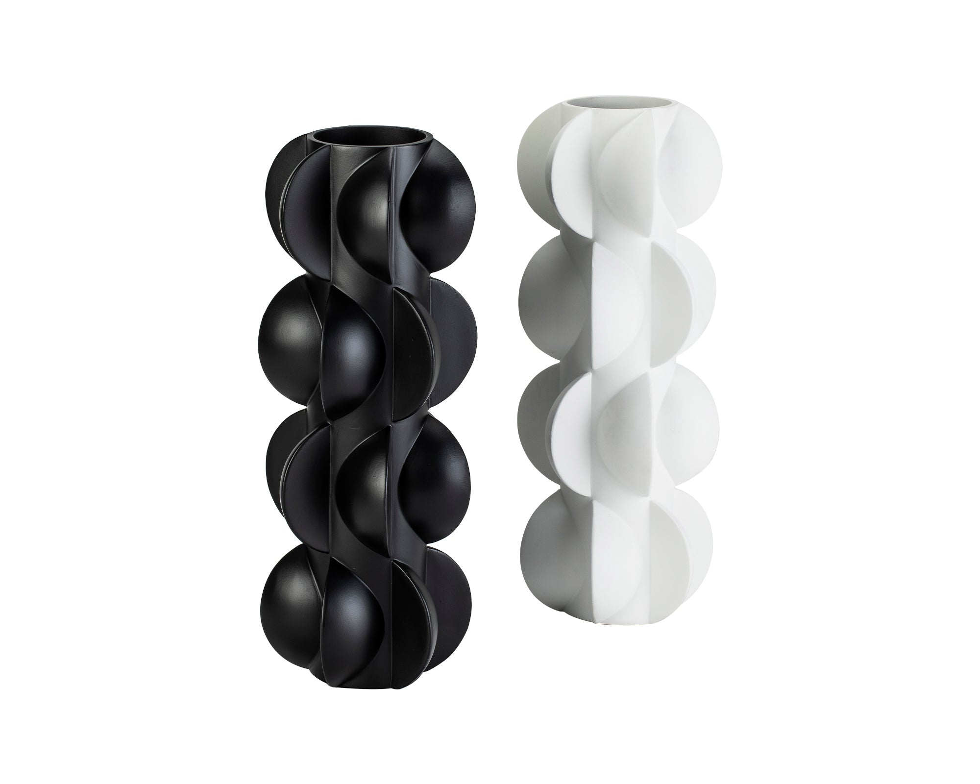 Pillaton I Vase - White Acrylic