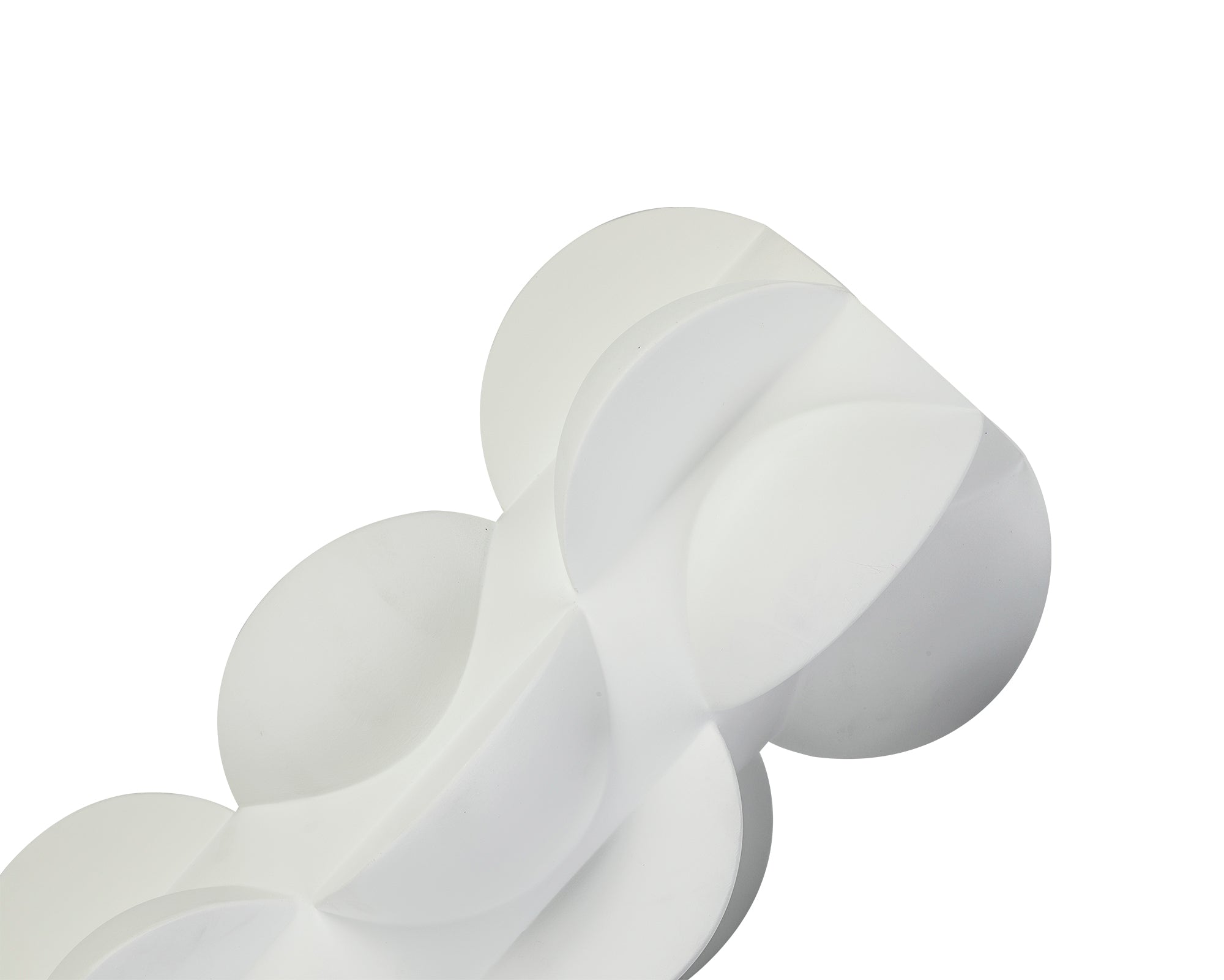 Pillaton I Vase - White Acrylic