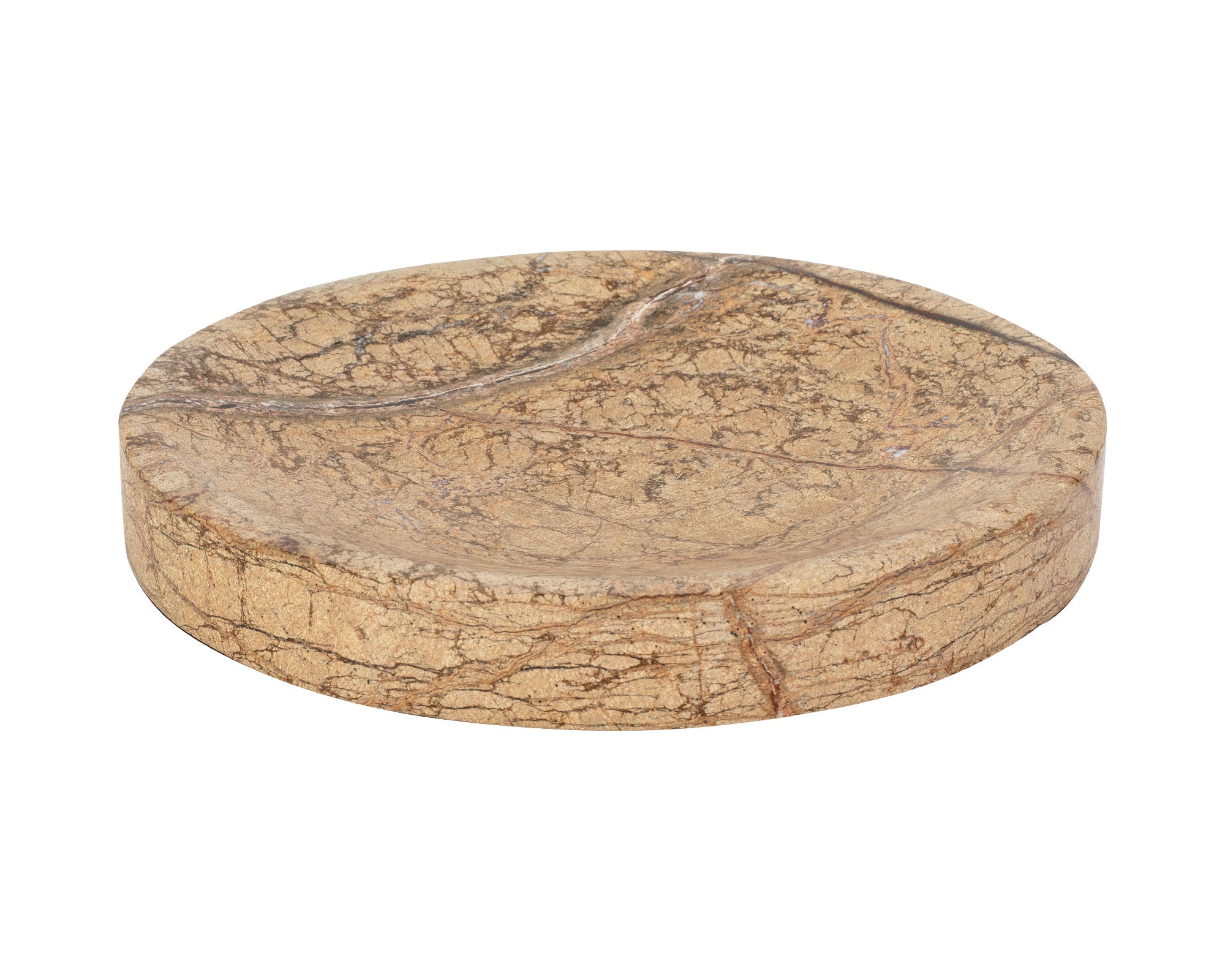 Peso Tray - Sahara Brown Marble