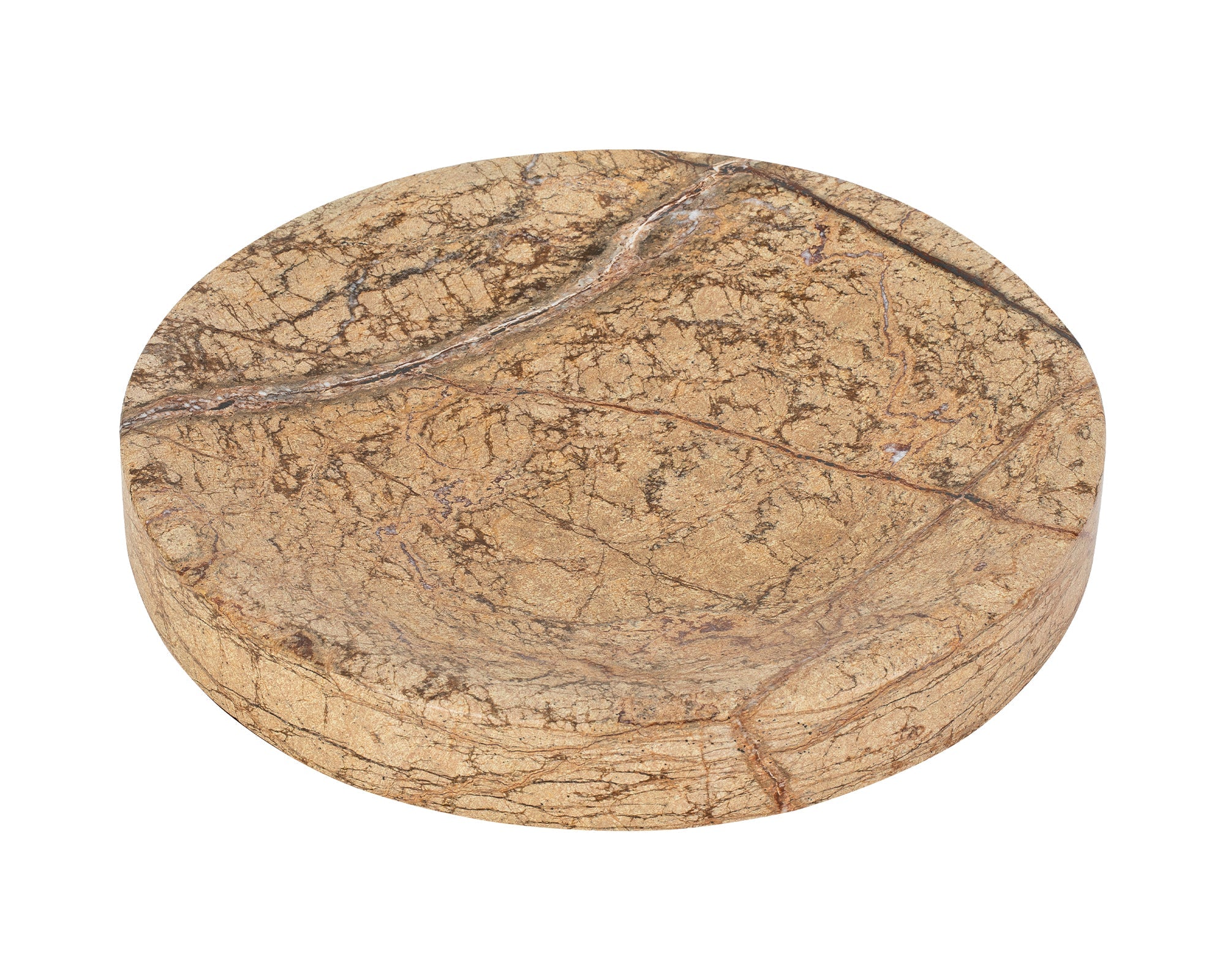 Peso Tray - Sahara Brown Marble