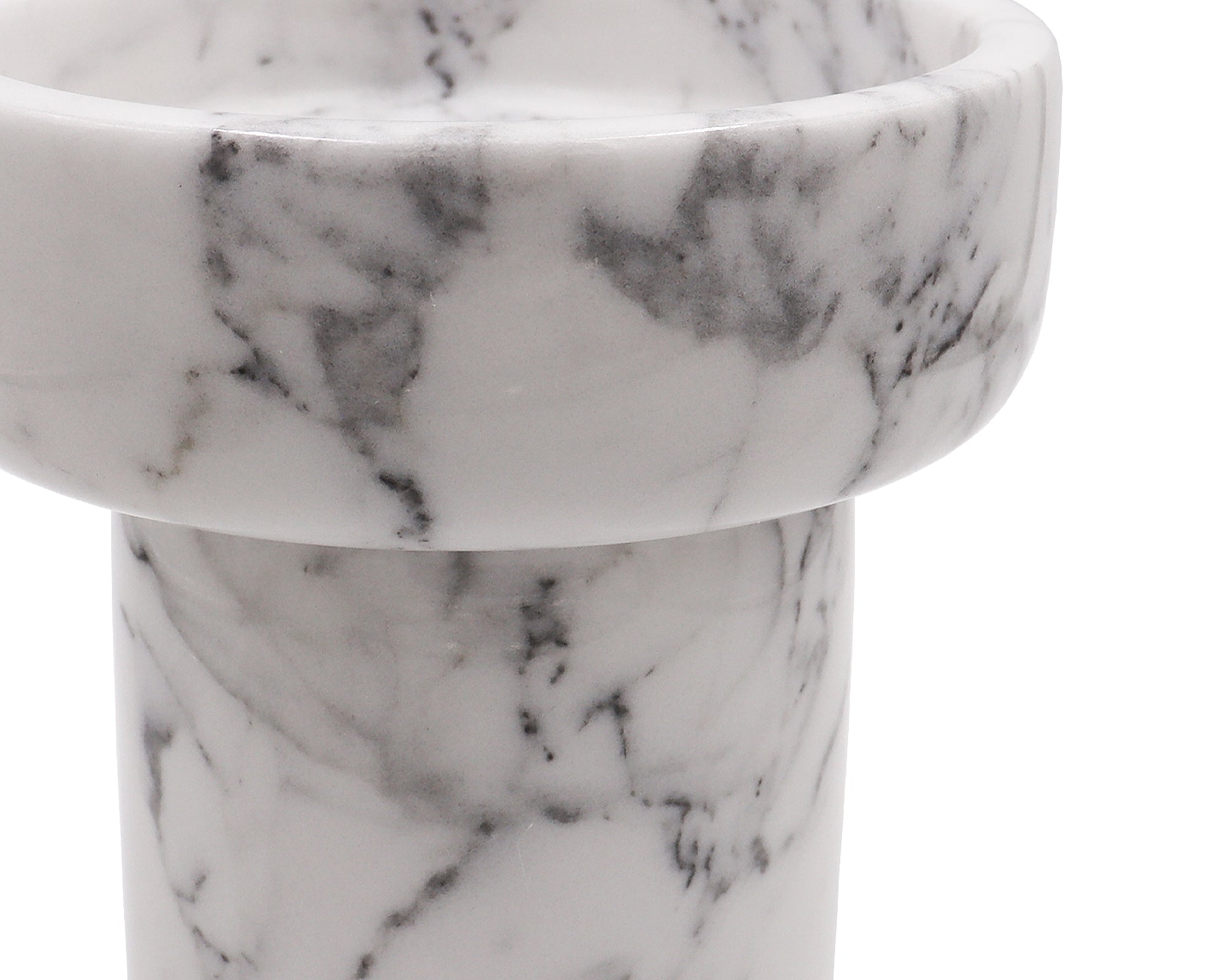 Lamonte Candle Holder - White Marble