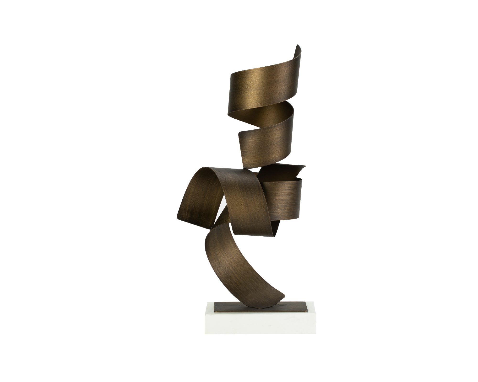 Clavo Table Decoration - Bronze Steel and White