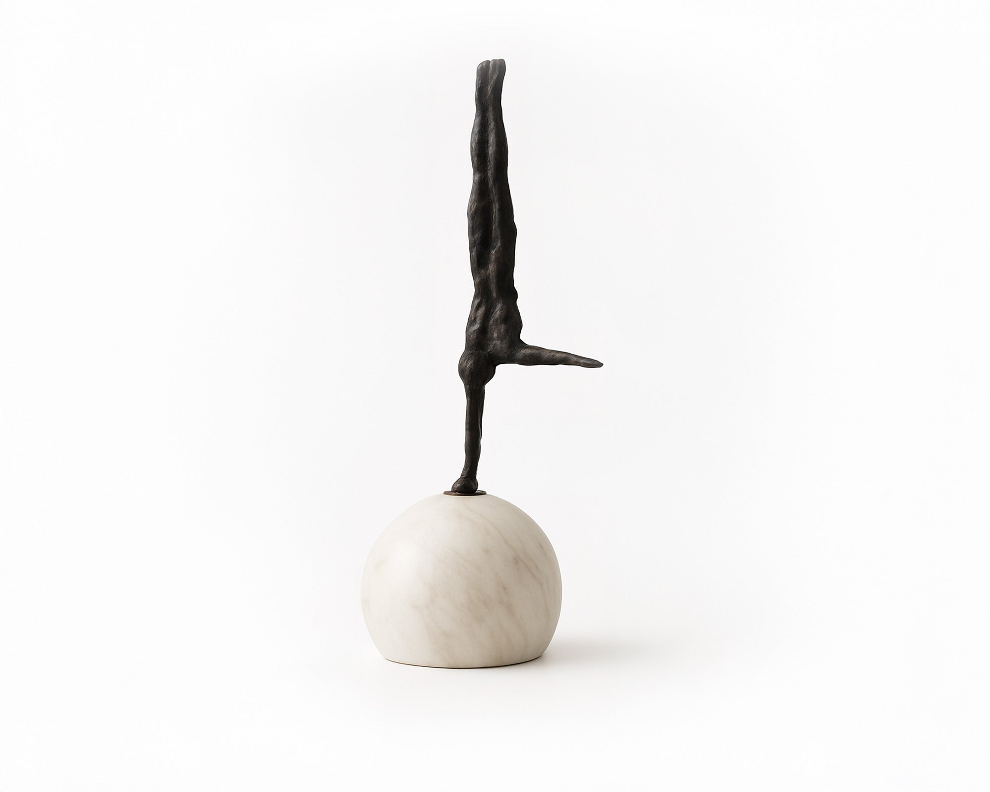 Handstand Sculpture - Dark Bronze Iron