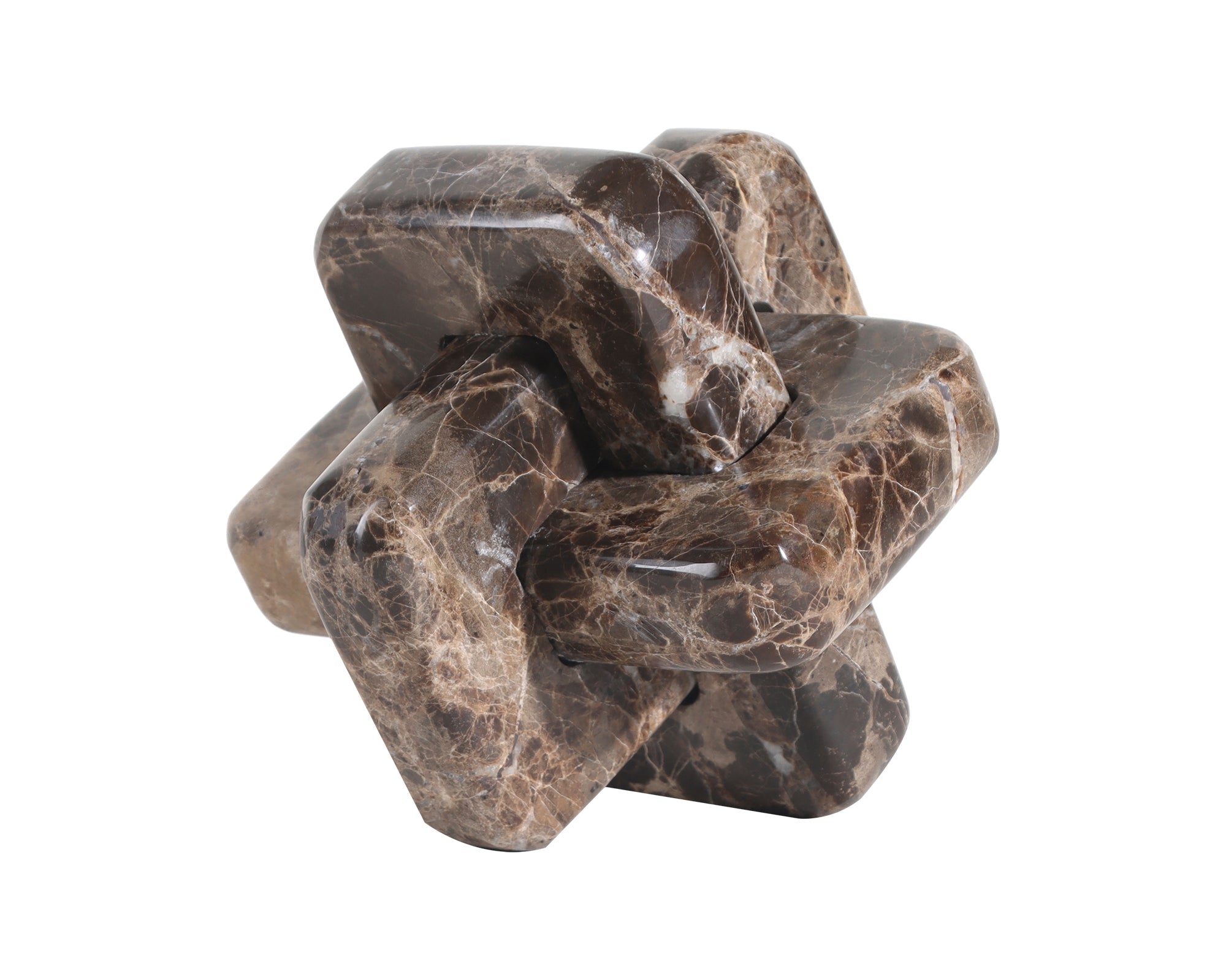 Carlton Sculpture (set of 2) - Coffee