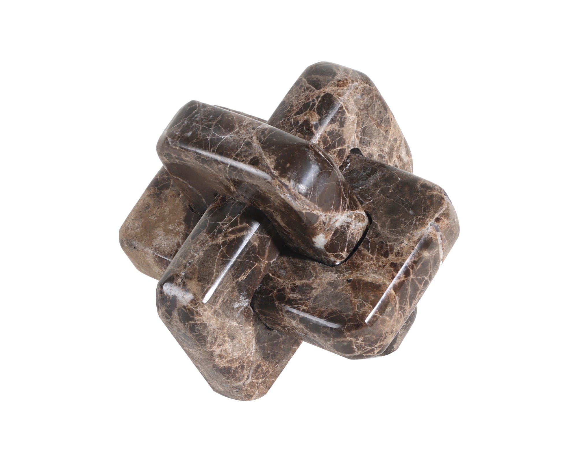 Carlton Sculpture (set of 2) - Coffee