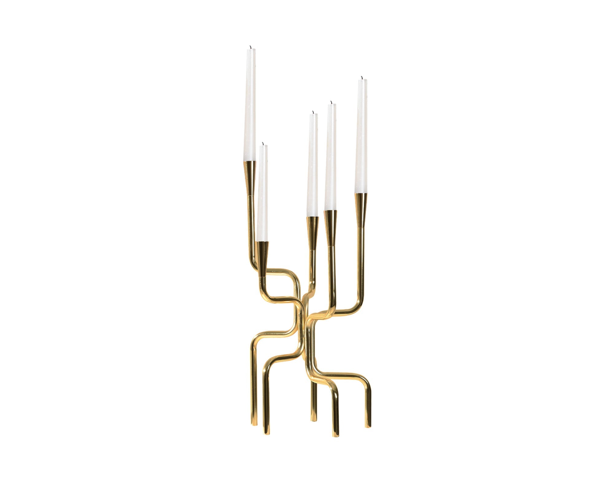 Maman Candle Holder - Polished Brass