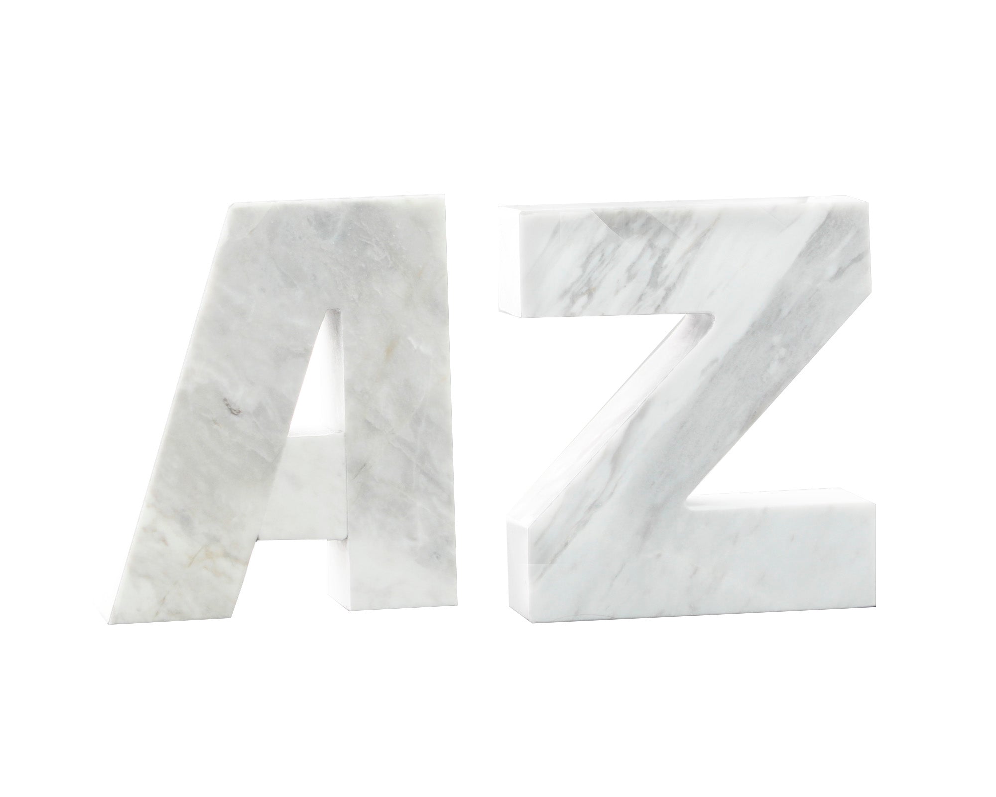 AZ Bookend - White