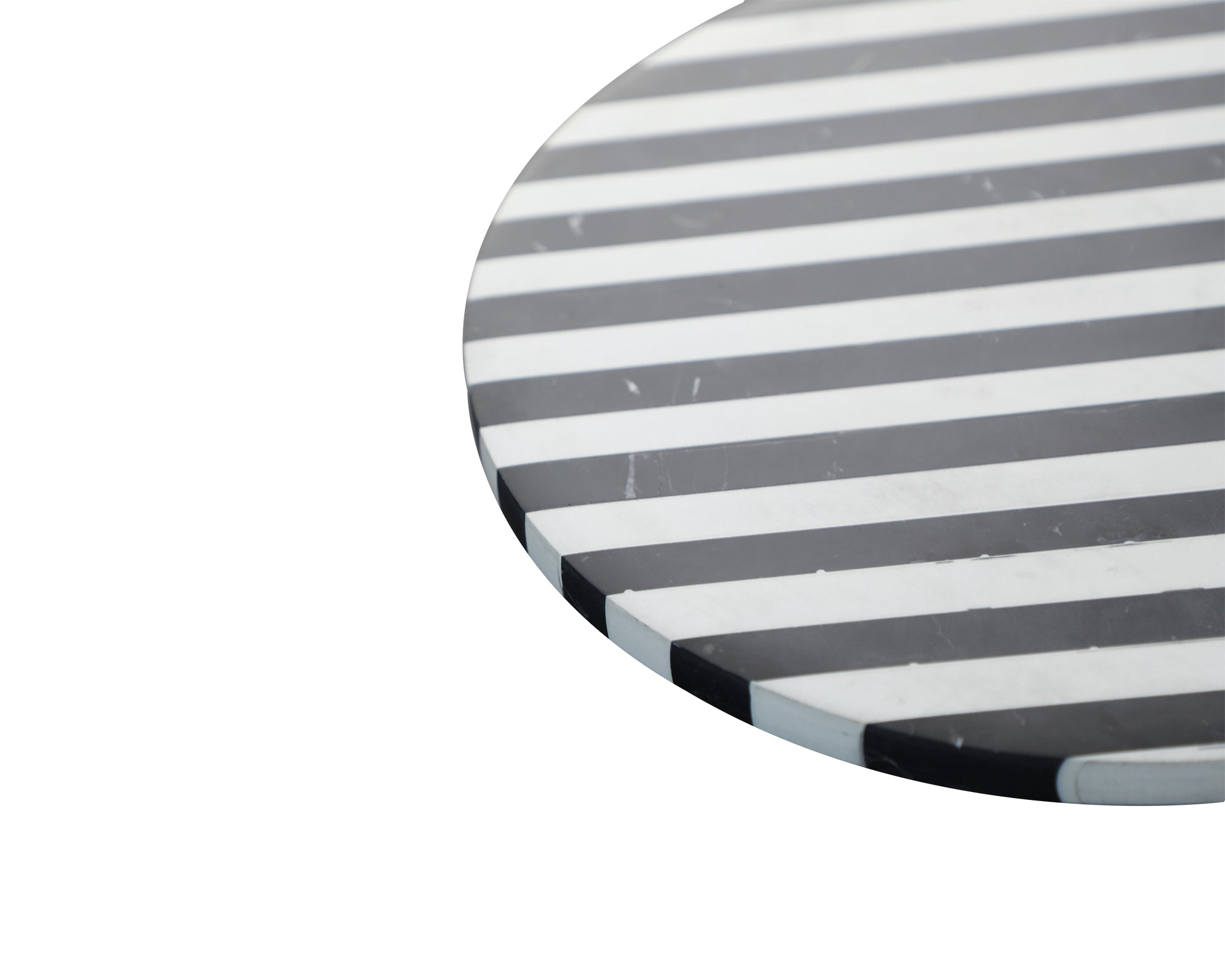 Monochrome Tray - Black and White Marble