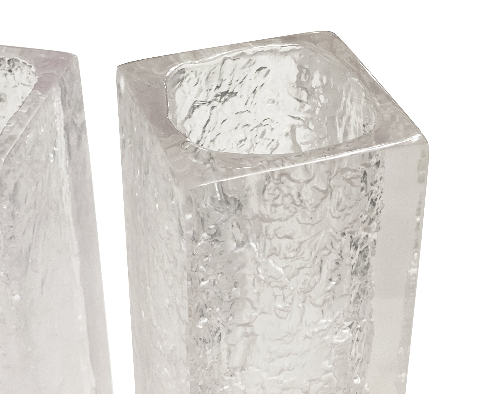 Moore Large Vase - Clear Resin