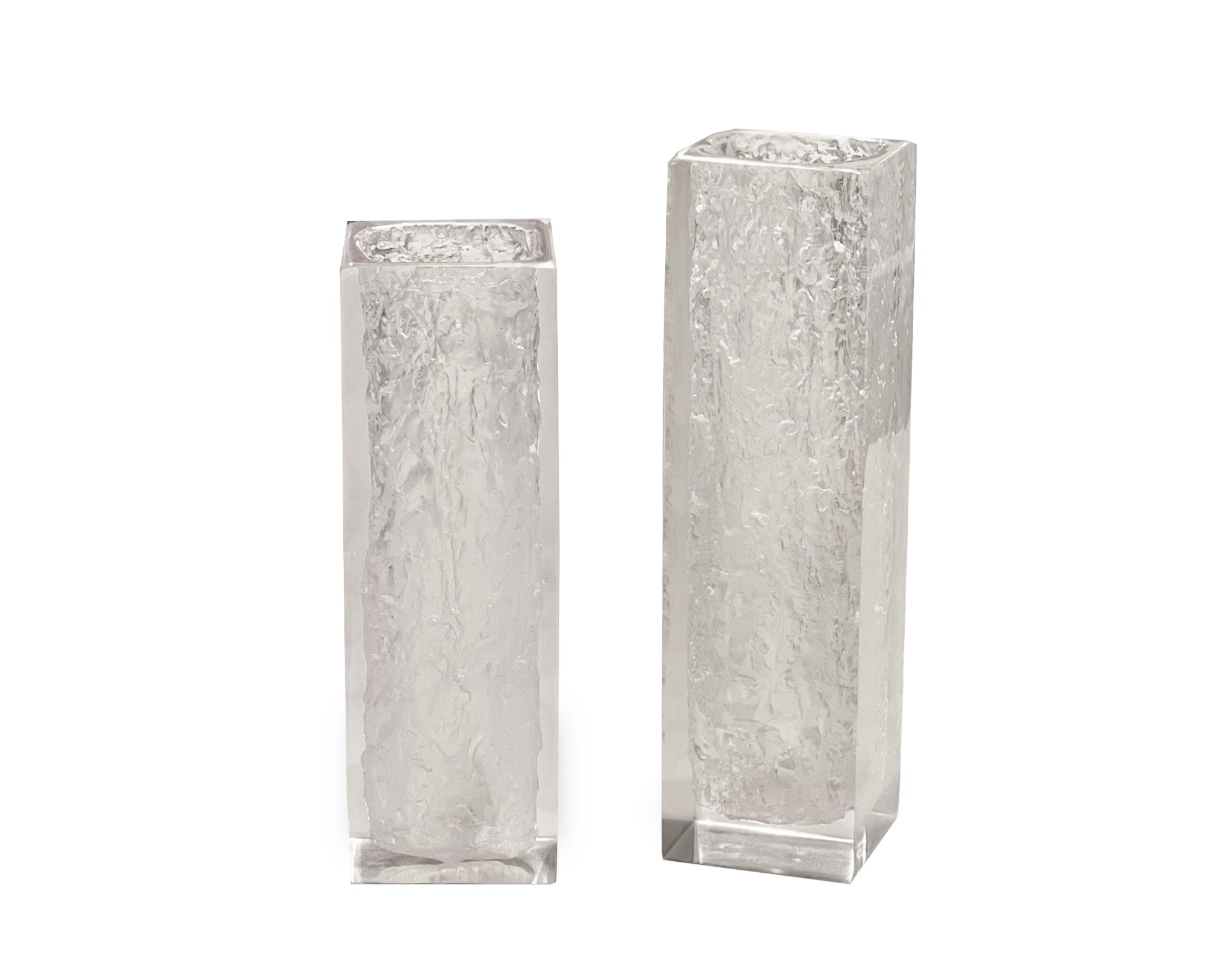 Moore Vase - Clear Resin