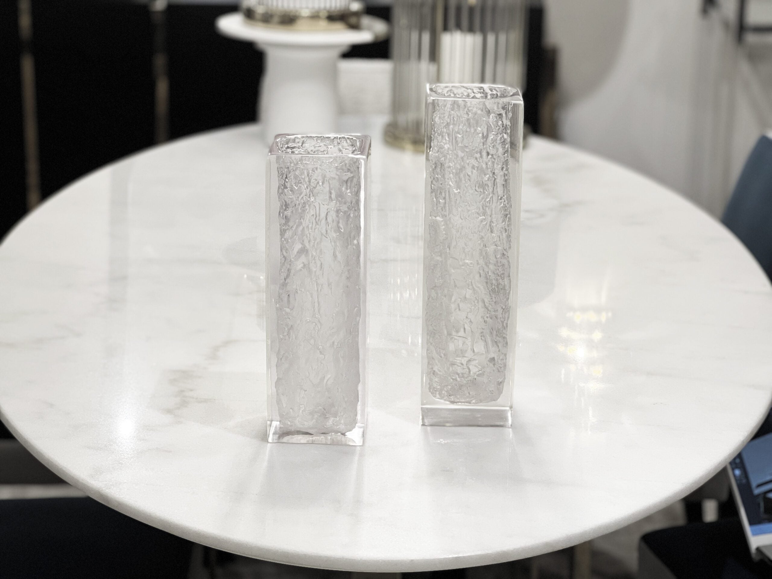 Moore Vase - Clear Resin