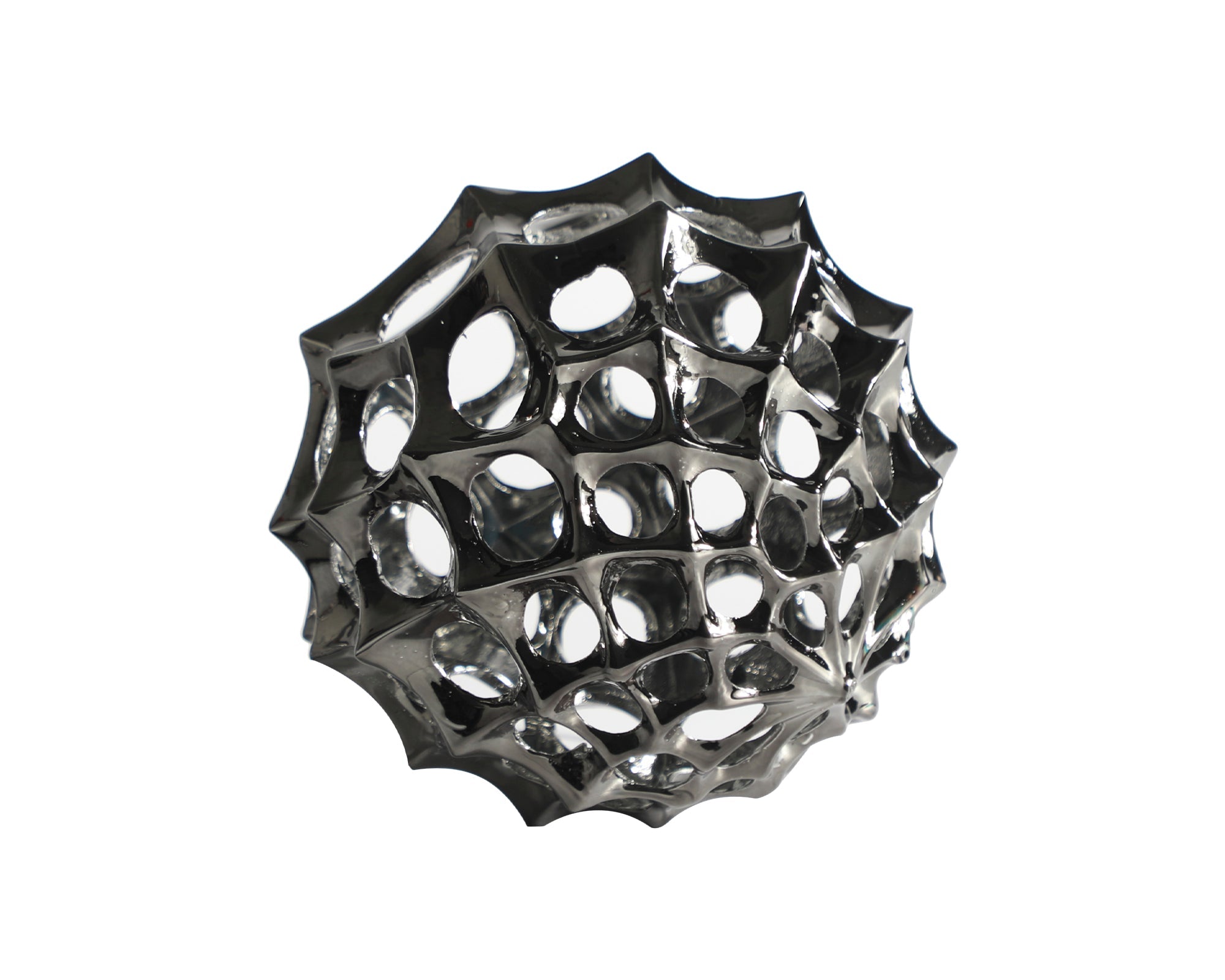 Matrix Sculpture - Black Metal