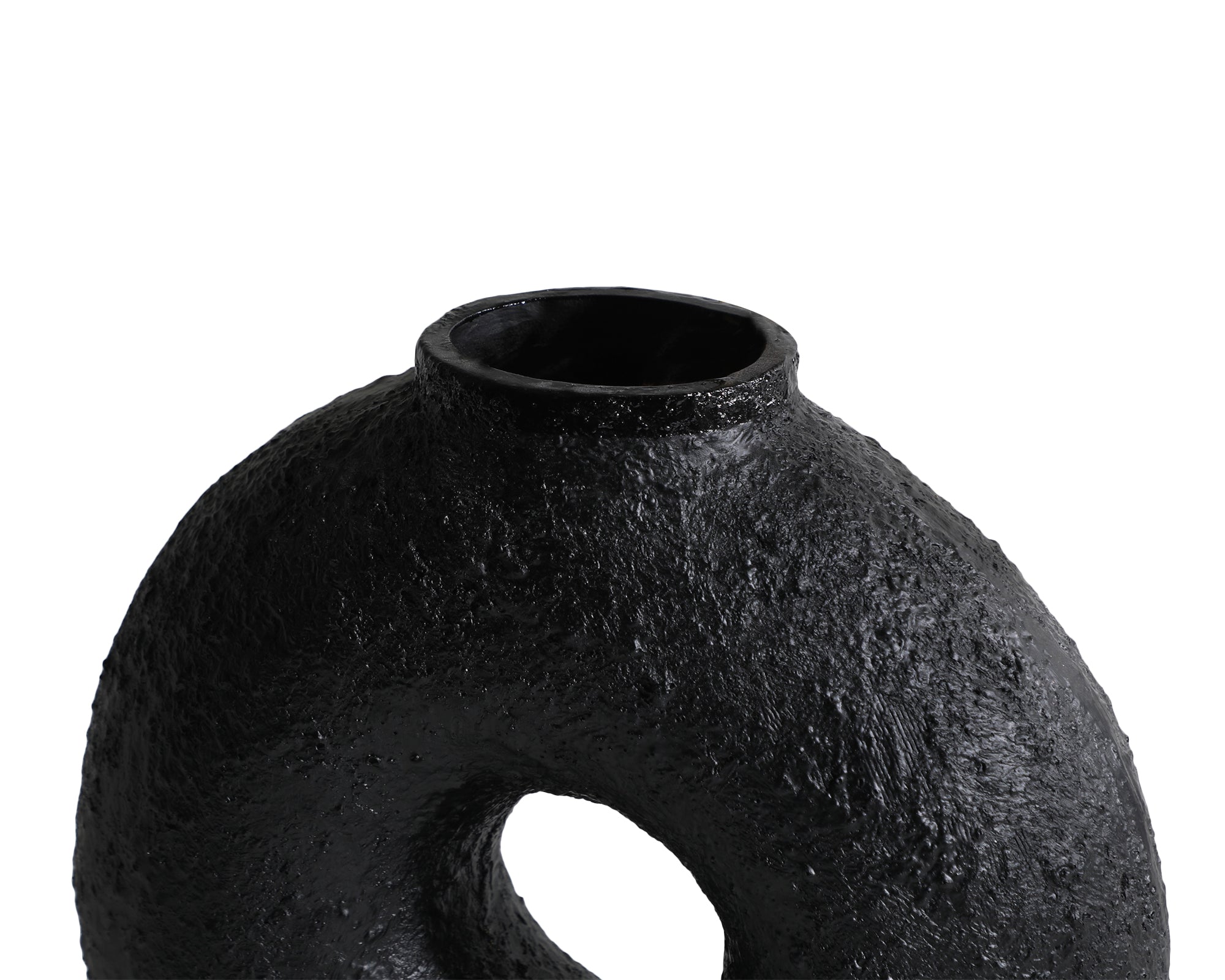Dane Vase - Black Resin