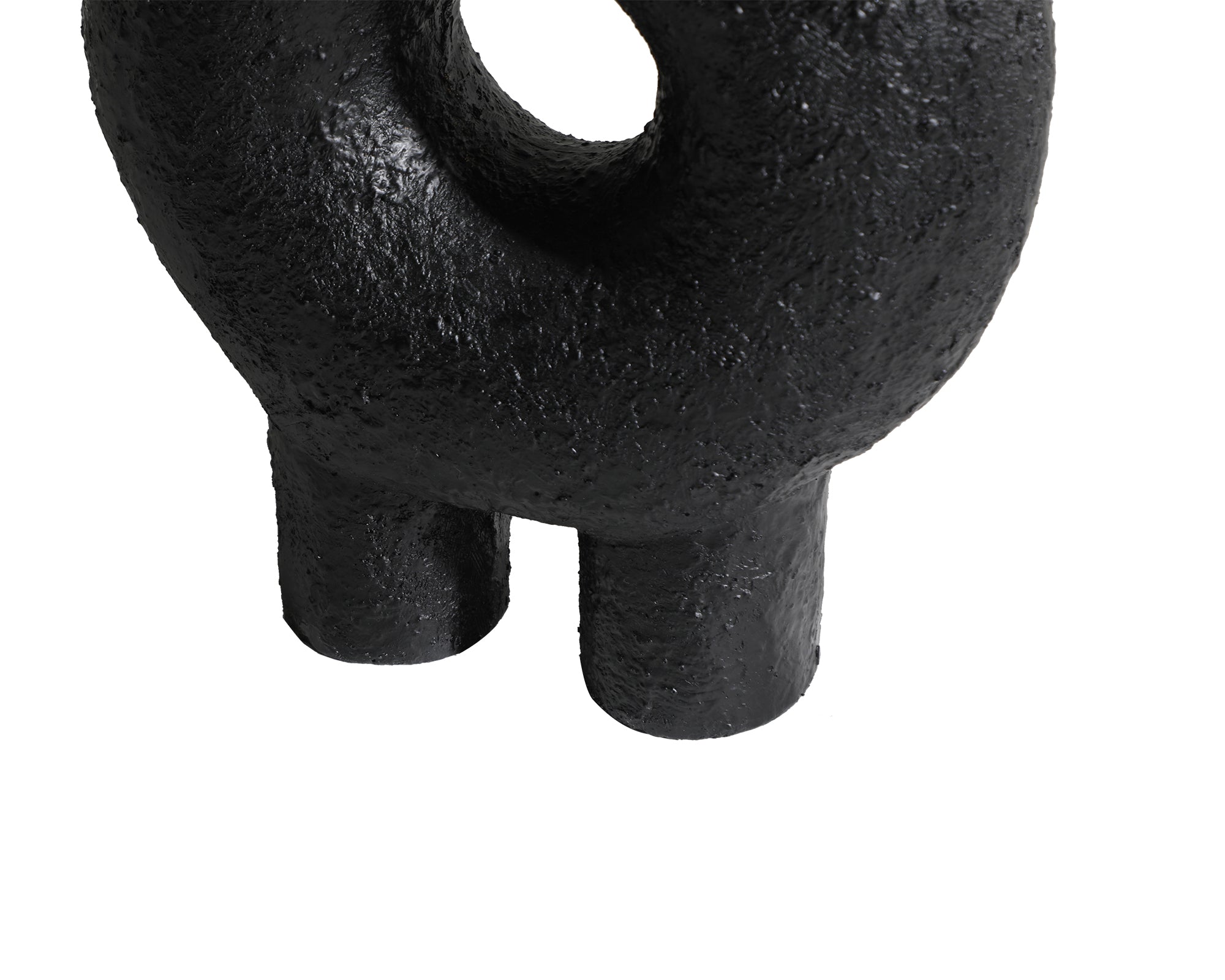 Dane Vase - Black Resin