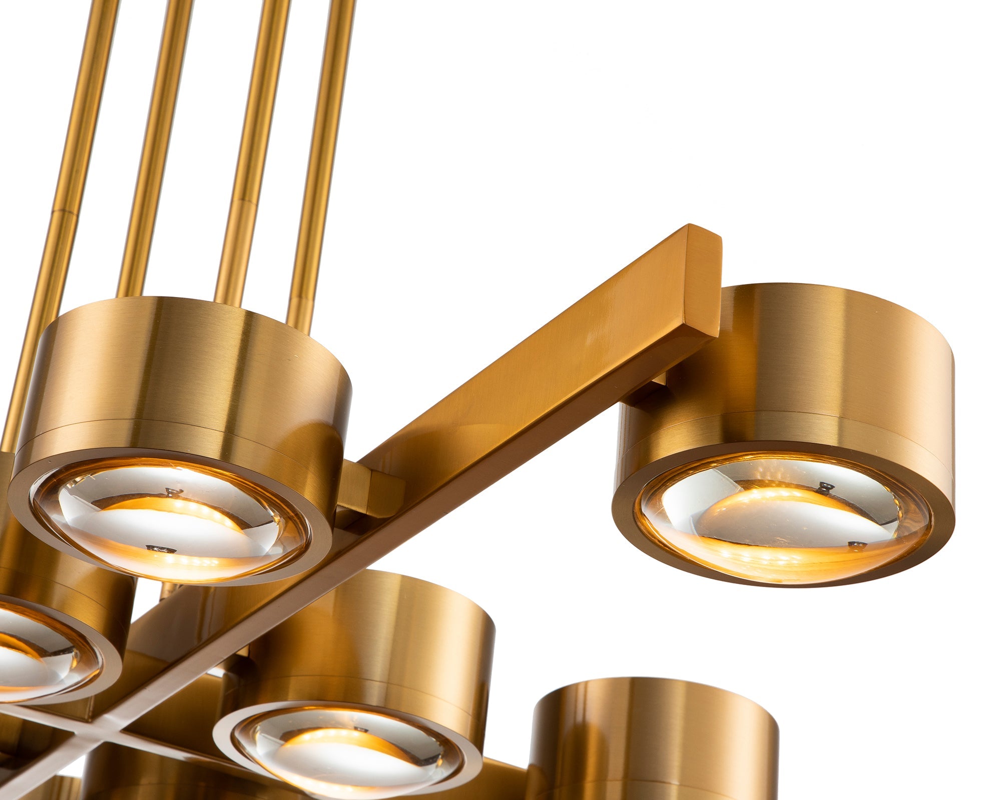 Bloom Pendant Lamp - Antique Brass/Clear Glass