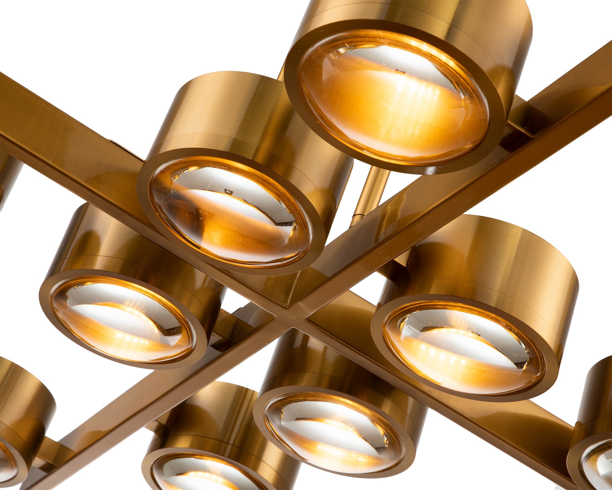 Bloom Pendant Lamp - Antique Brass/Clear Glass